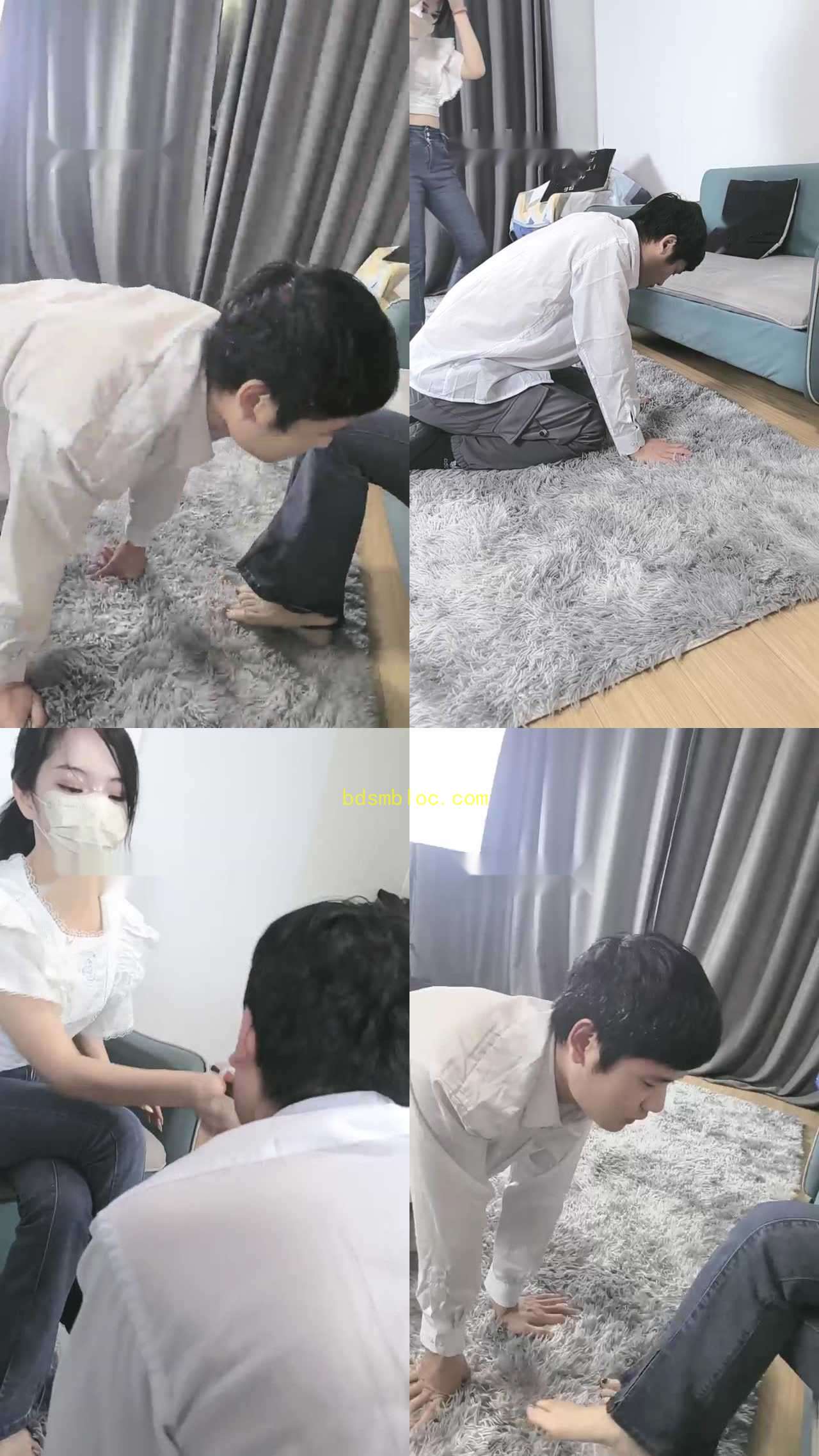 【稚主】抽耳光/踩踏/裸足恋足舔