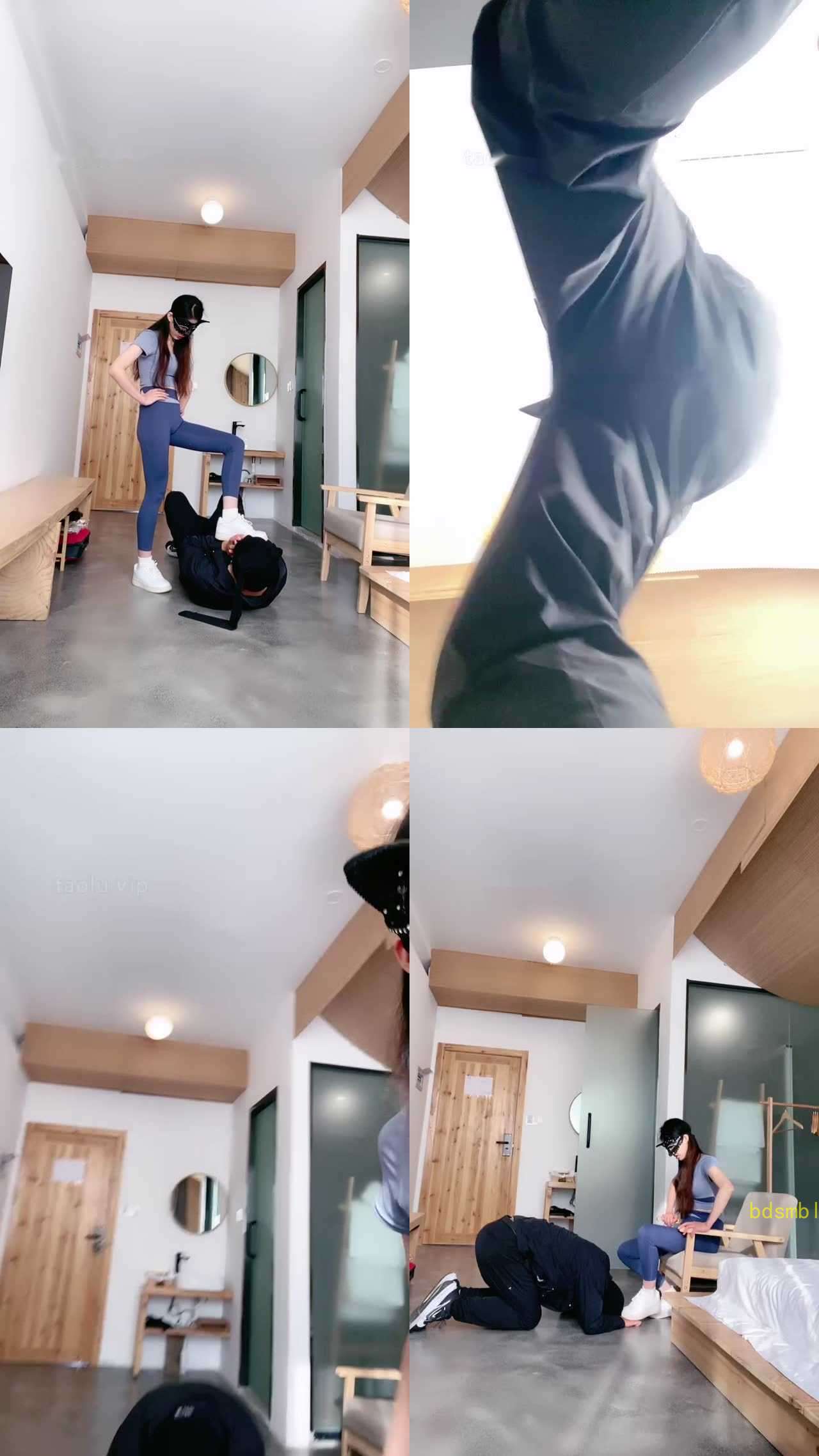 【苏州婉儿】小白鞋白袜踩/提档/耳光