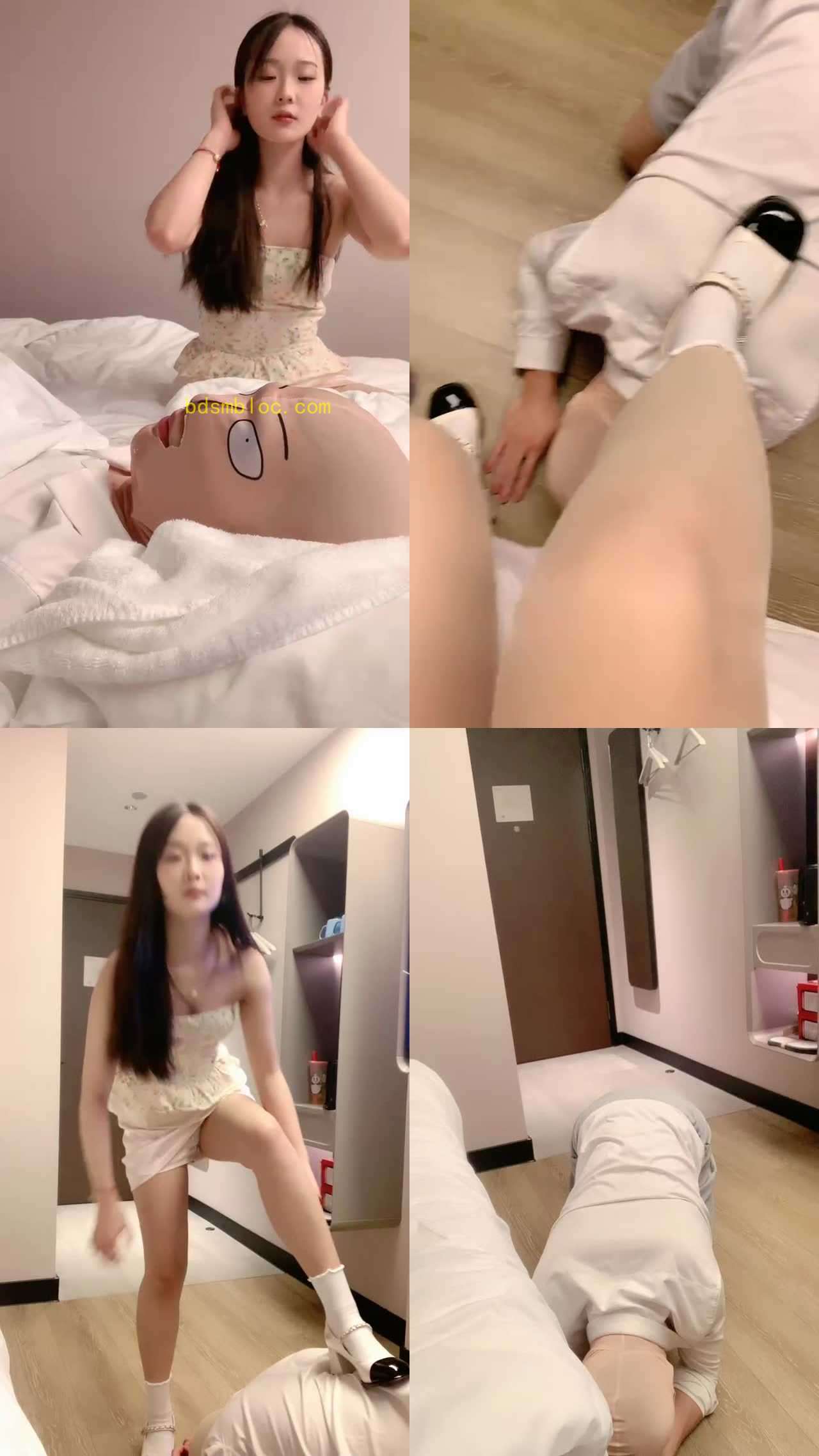 【腓腓】拉丝口水浓痰喂/跪舔皮鞋白袜/骑马转胯