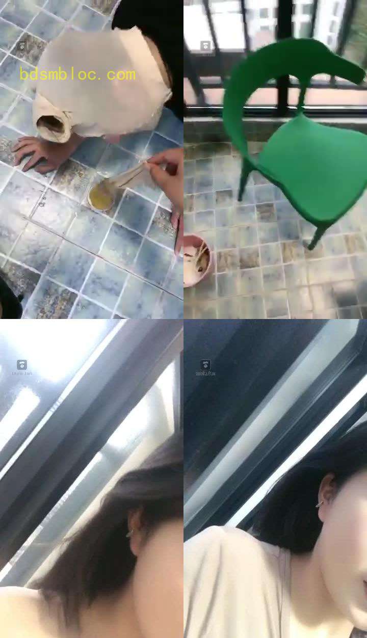 【御灵学姐】门口玩弄海南学生狗