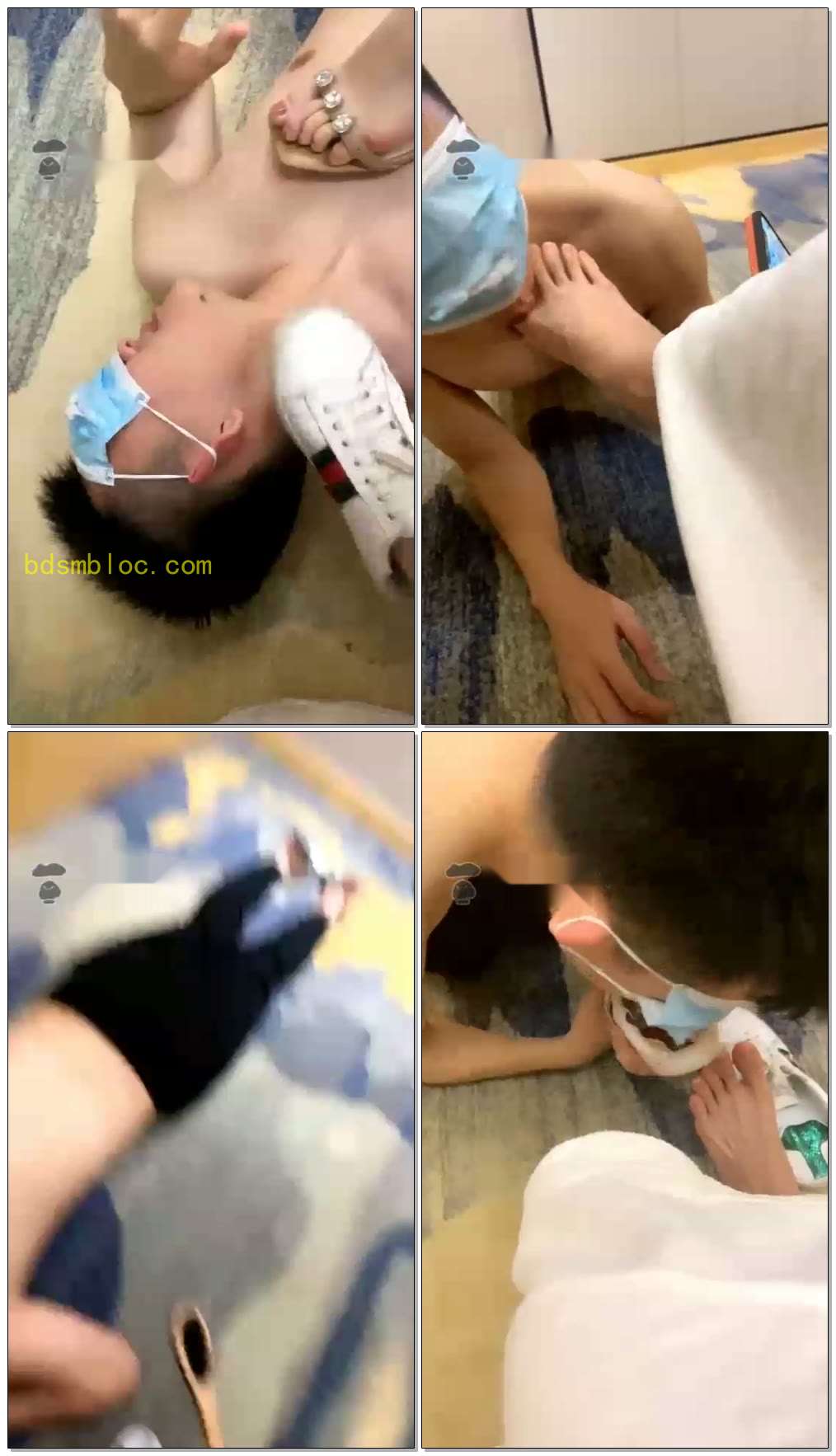 【桃子大大】周末训狗,重度耳光,深喉,踩踏,口水,极致羞辱