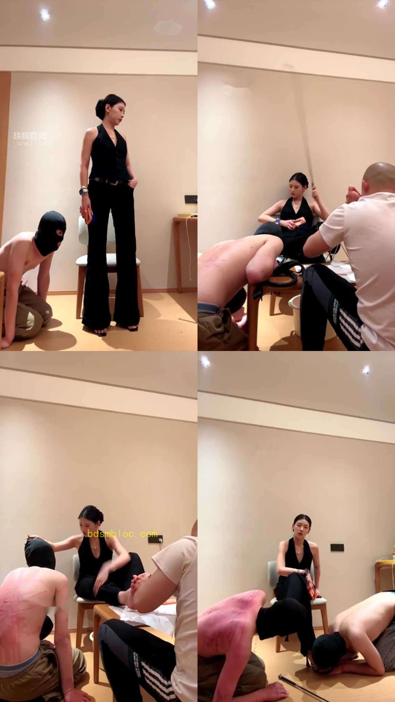 【苏御大人】当上门修脚师面爆虐双狗 狠鞭打暴打耳光 脚屑喂食 赏赐红金圣水