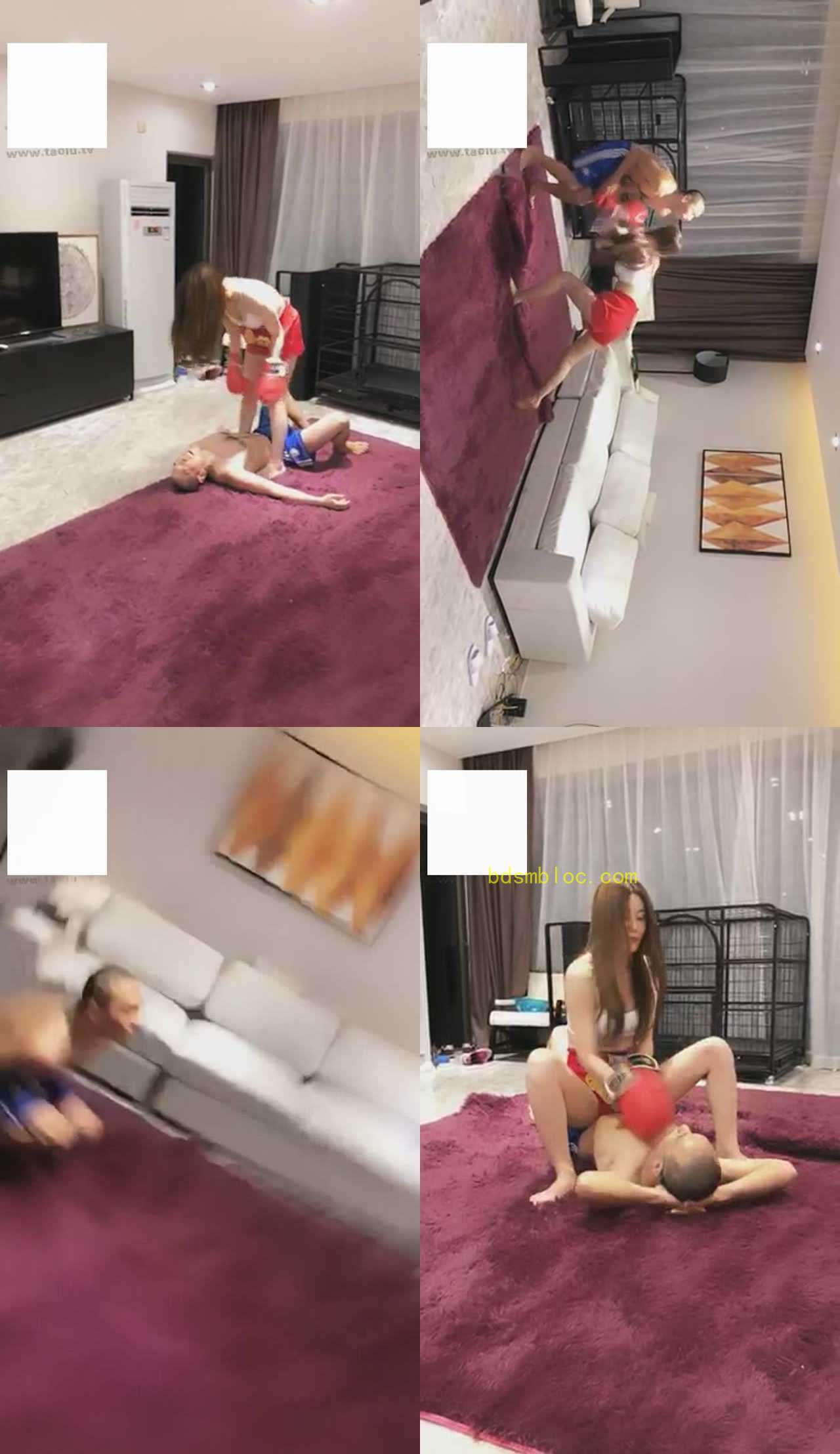 【艾丝】【VIVI】VIVI拳击击裆爆头