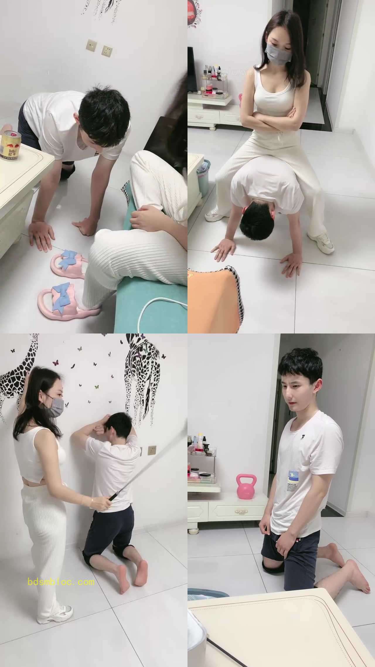 【蜜糖情侣】骑马/运动鞋全体重踩踏/鞭打转胯