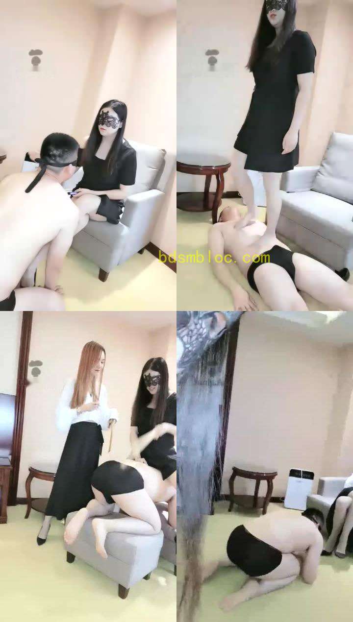 【伊人S】双女S,耳光，踩踏，sp，踢