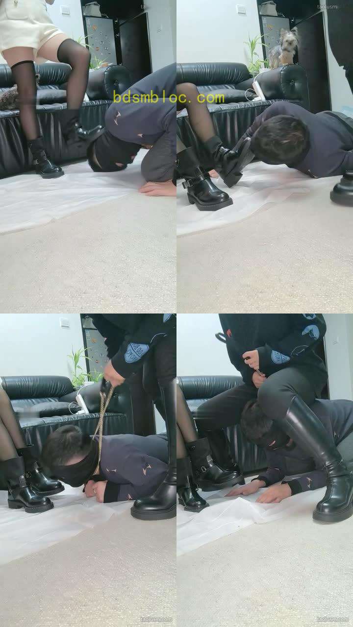 【京味芭比s】暴力揍狗暴力踩跳辱骂