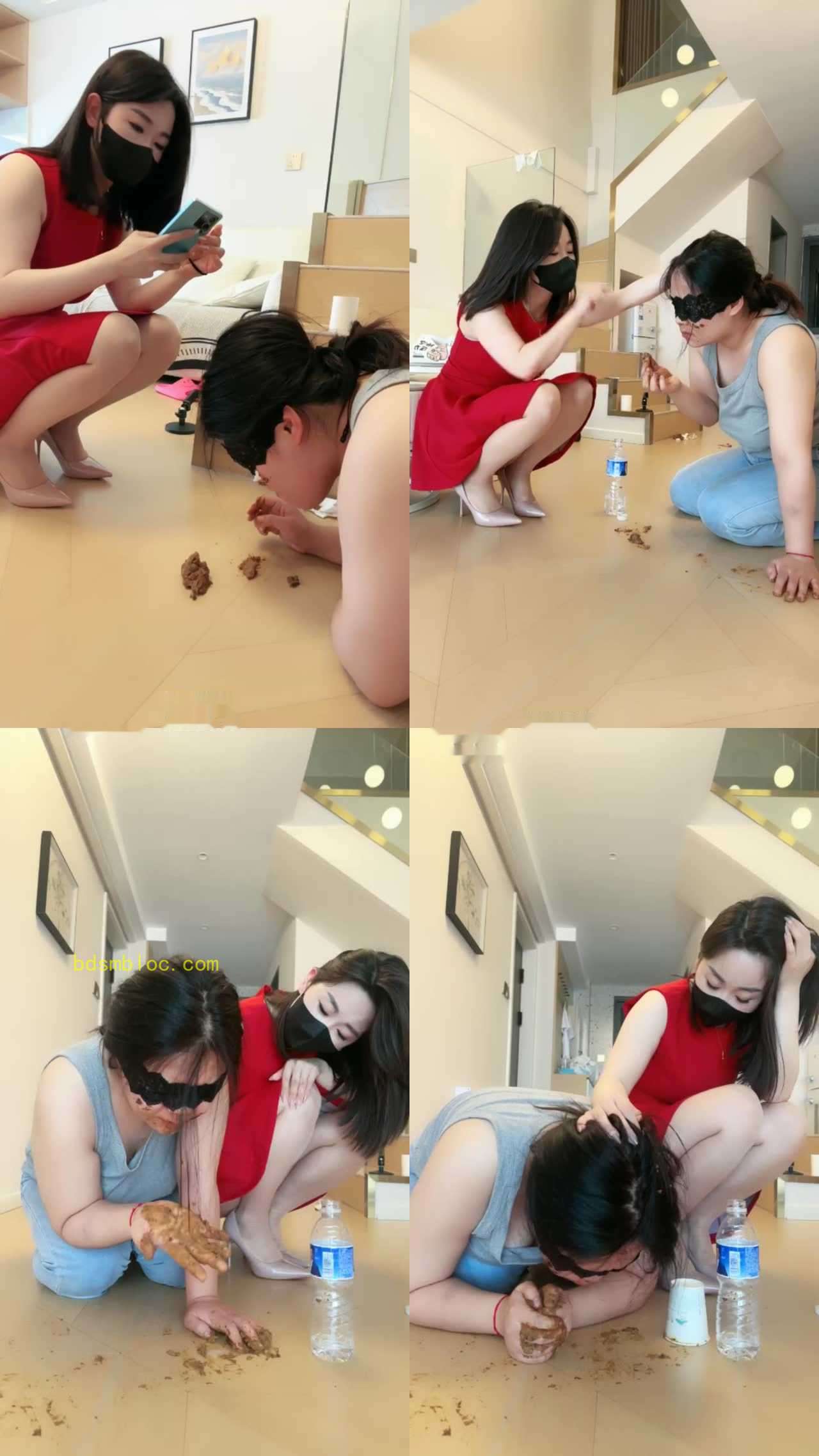 【辣吃多的辣姐s】直接拉母狗嘴里强制完食黄金