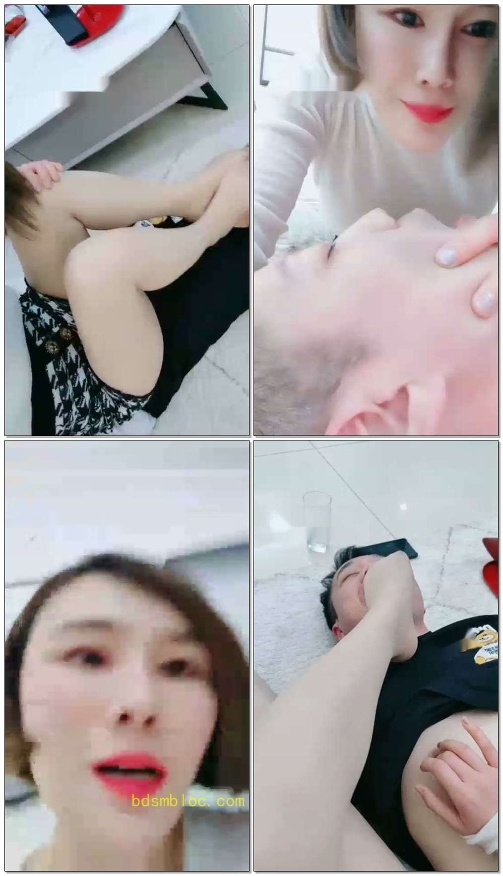 【美丝大】和闺蜜视频差辱贱狗重度耳光极限口水差辱