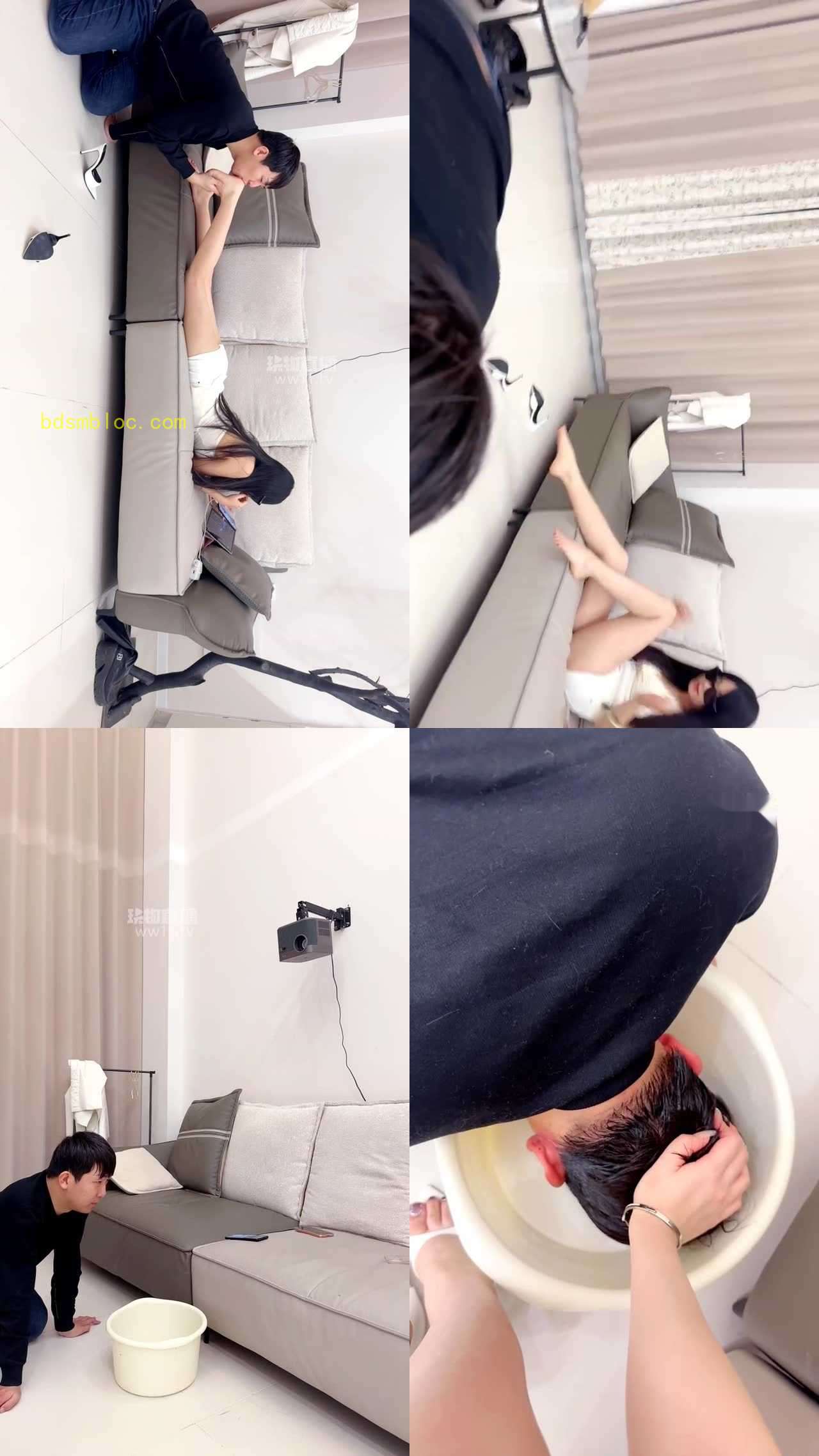 【卡莎女帝sama】家奴沉浸式舔脚喝洗脚水