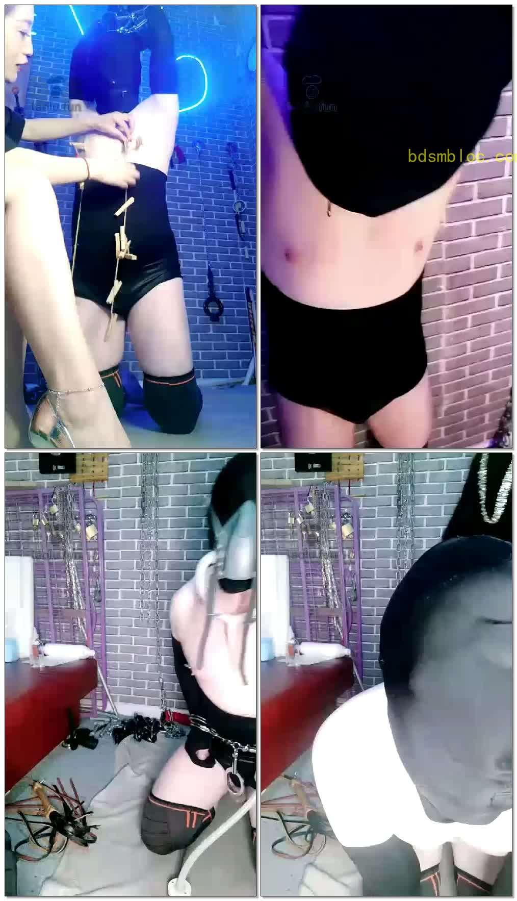 【东营天香百合】又迟到了，各种惩罚，鞭打