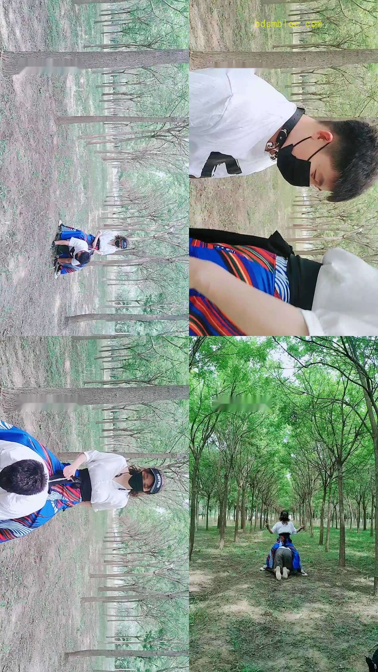 【伯爵S】户外骑马遛狗爬行