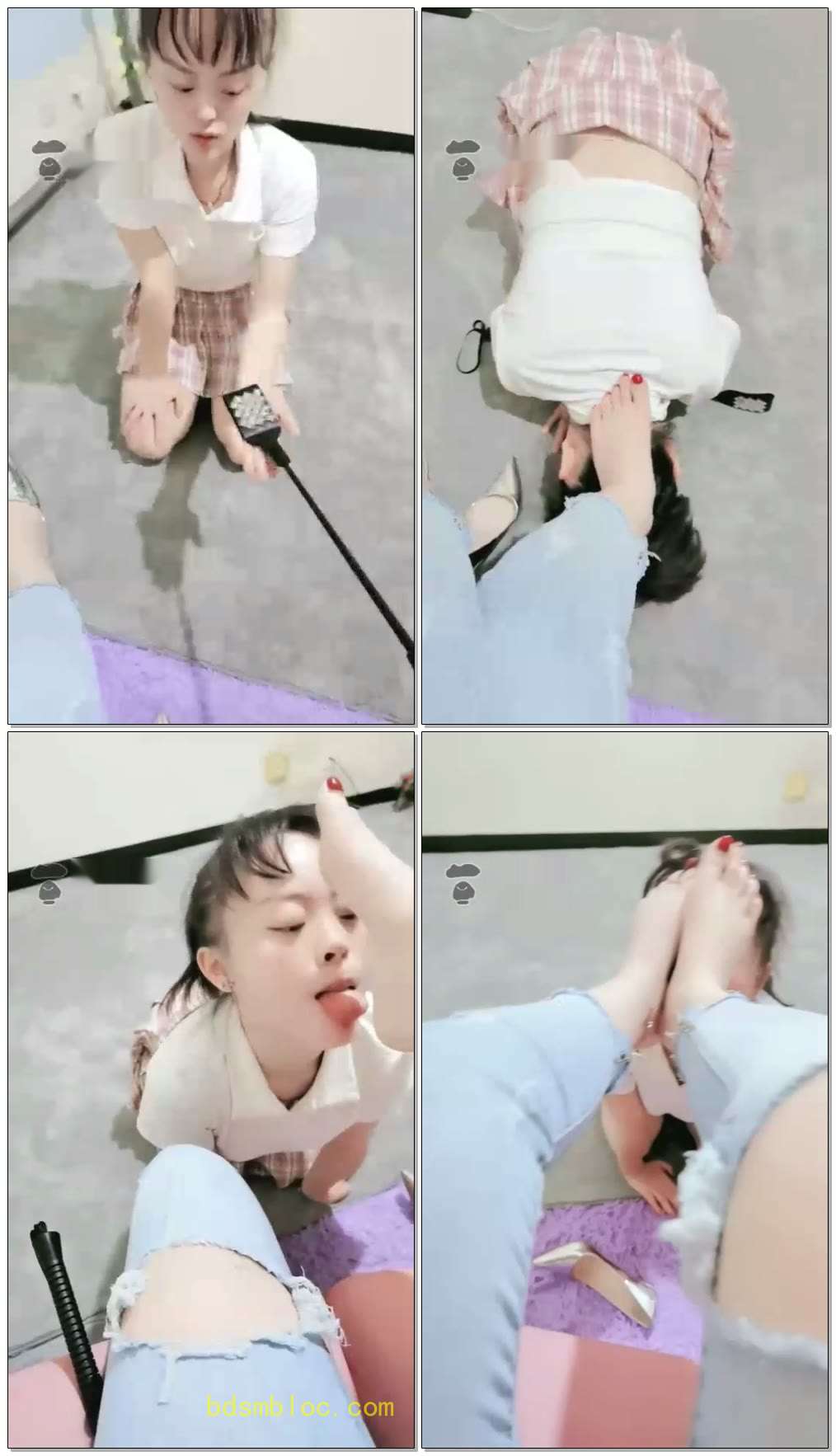 【西安梦幻大大】虐哭调皮女狗，藤条打手心,脚心,sp,耳光虐的母狗哇哇哭【29分钟】_202164173341