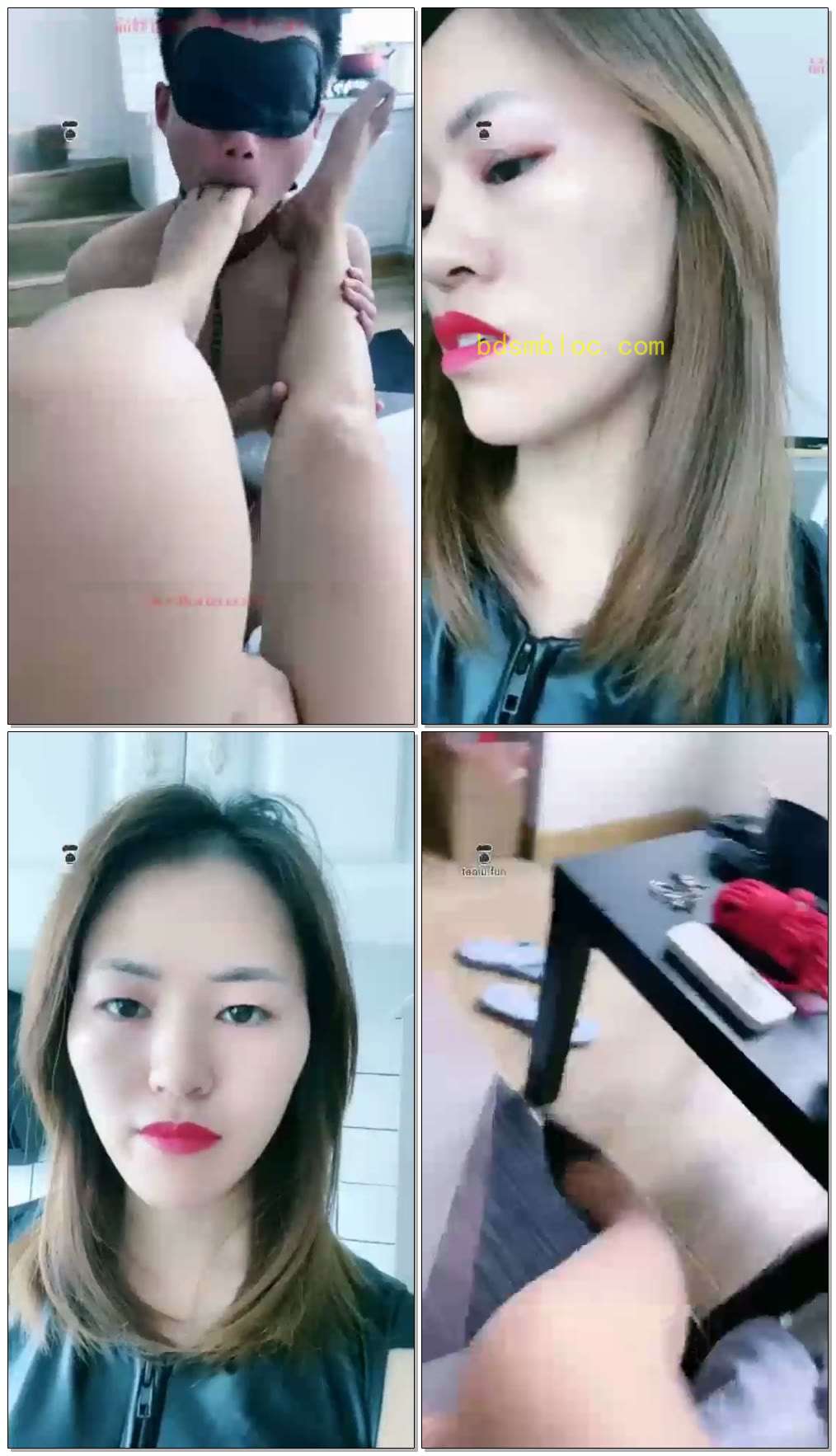 【婕娜S】脚耳光抽死你