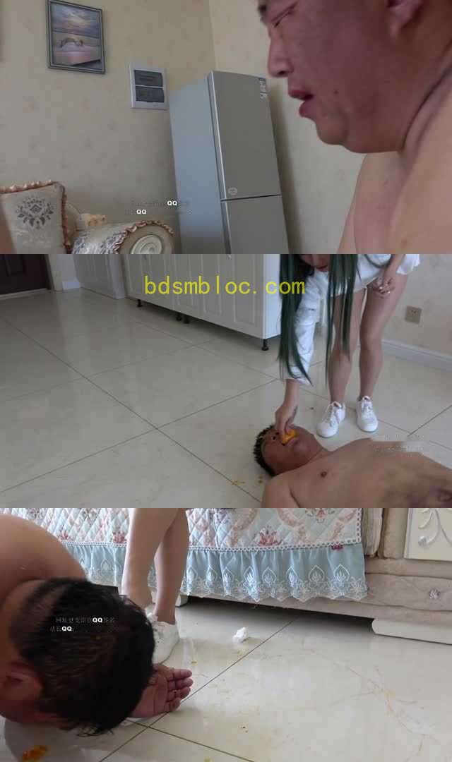 【冷柔】超脏小白鞋，白棉袜暴力羞辱猪头