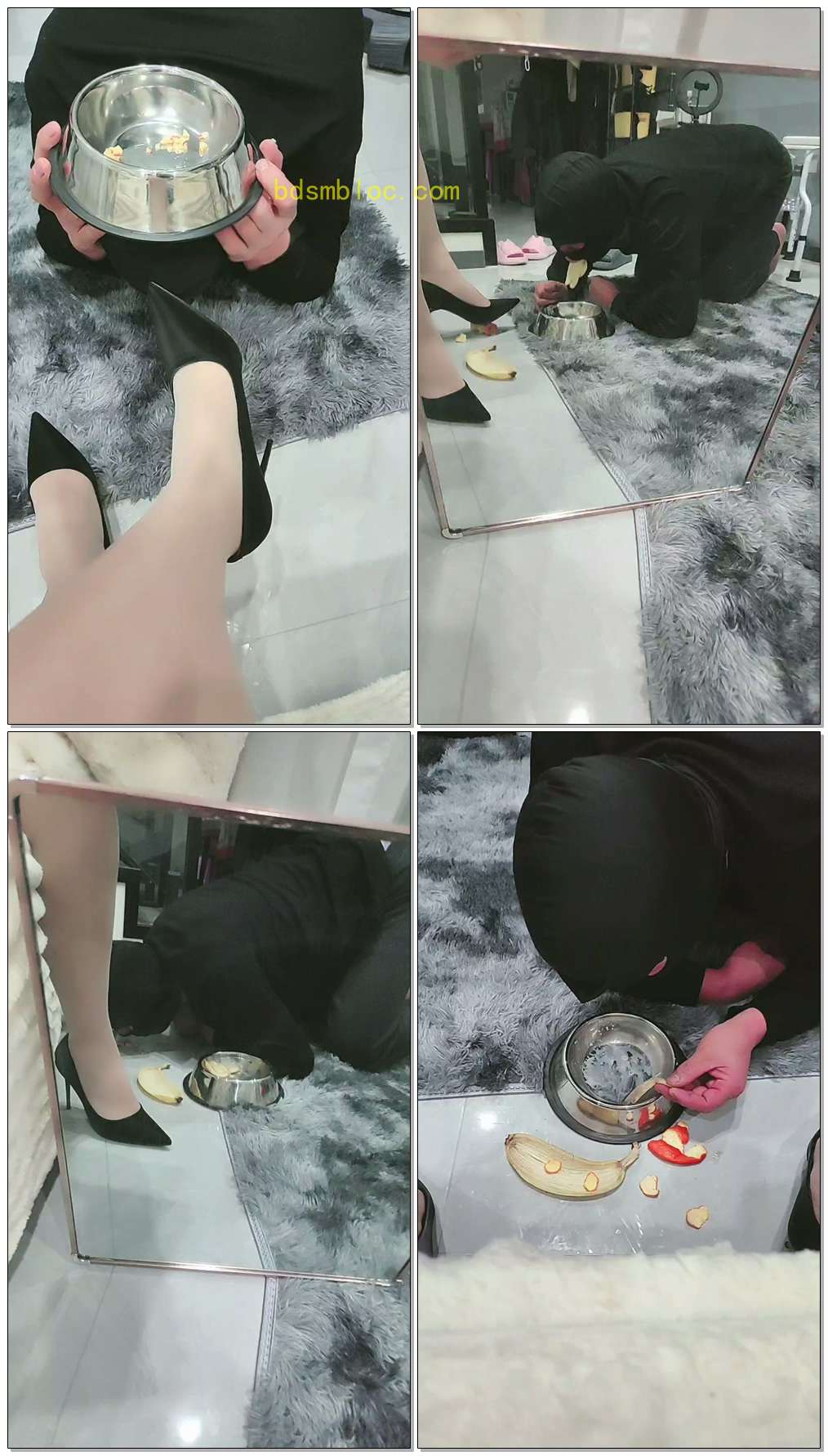 【芏窕】高跟踩食喂食