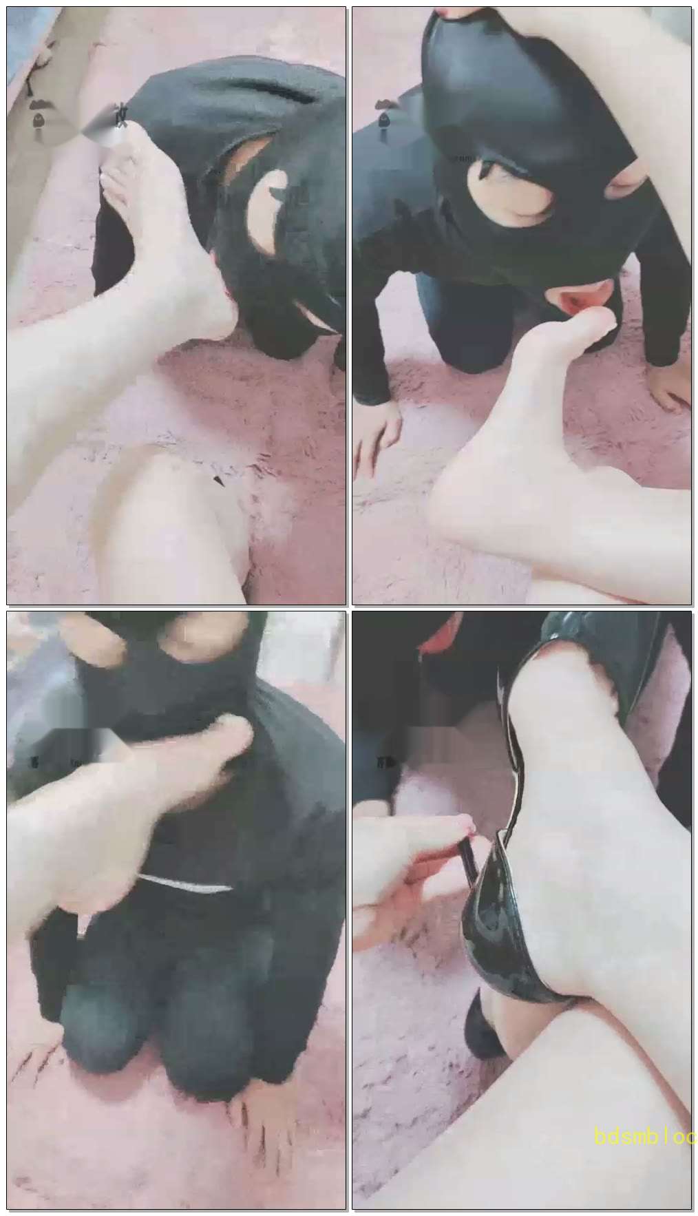 【晨希S】吃脚皮，舔脚舔鞋