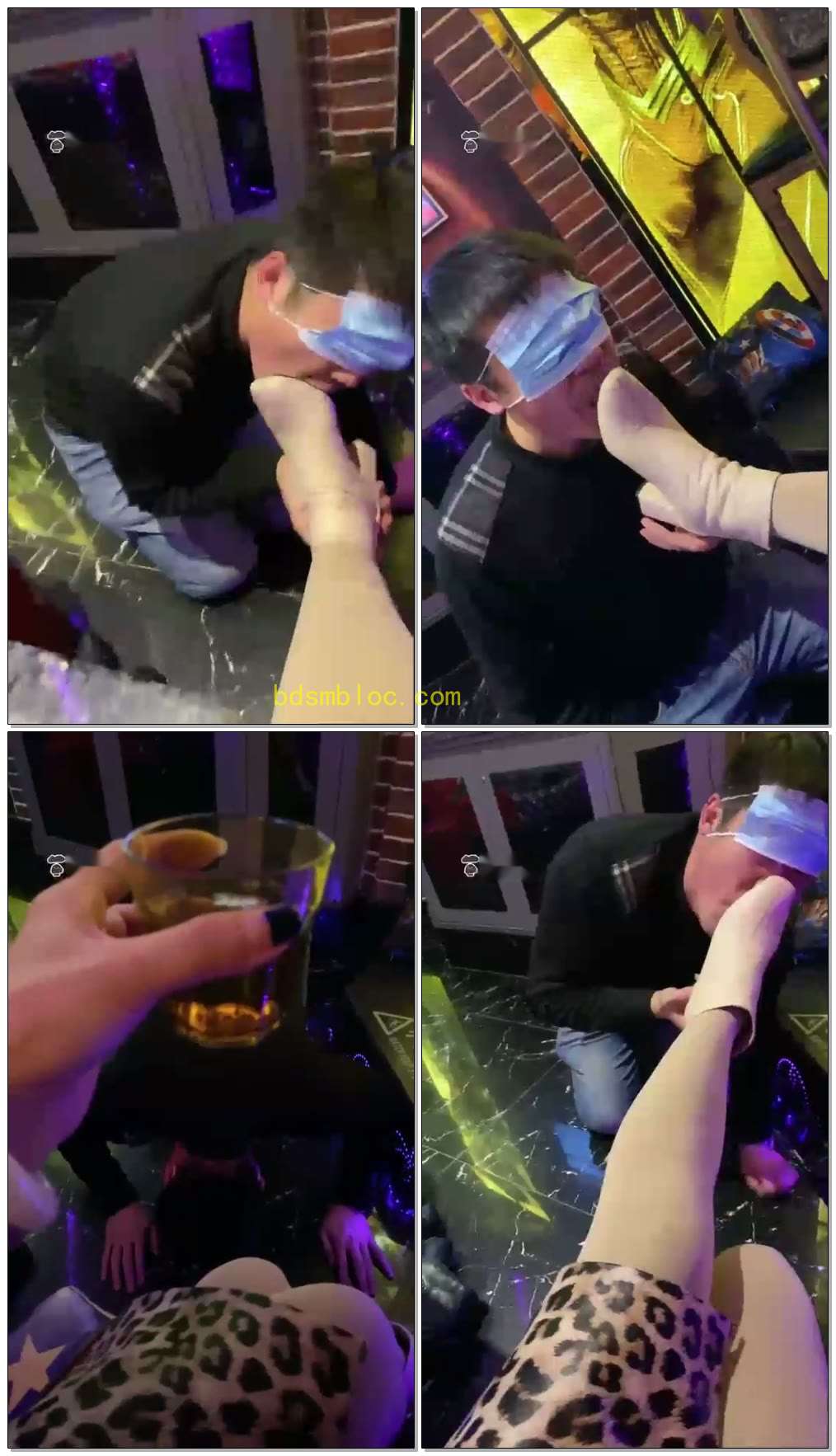 【这个女皇不太冷】短靴KTV训狗钻胯圣水