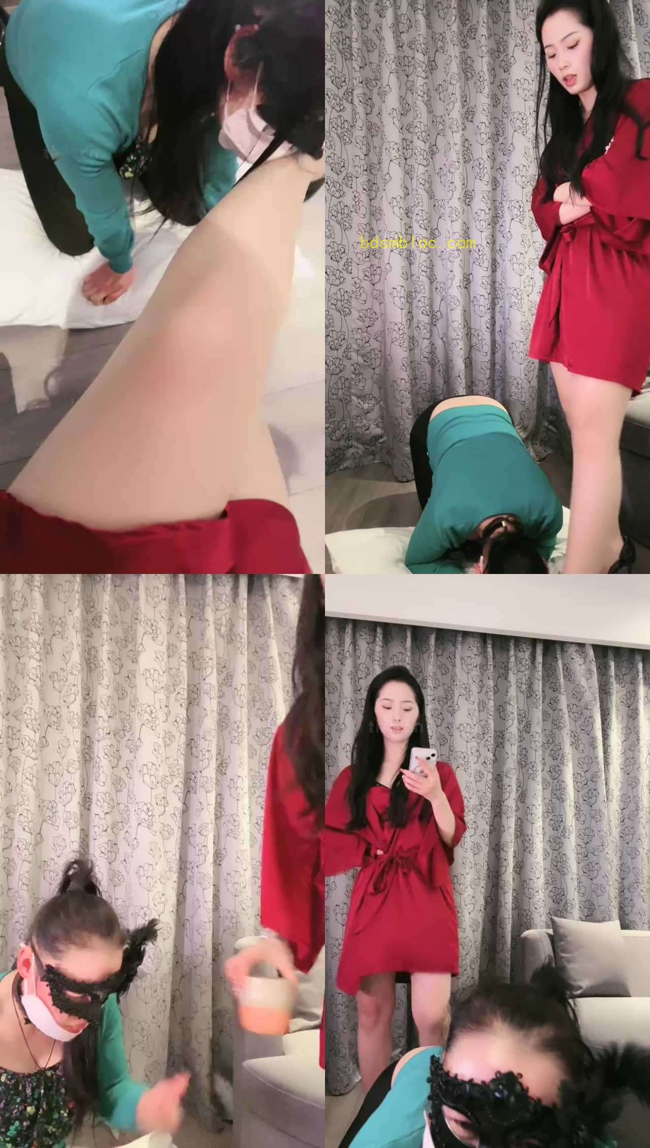 【晚晚】母畜-跪求圣水/耳光/高跟踩狗头/骑脖掐脖