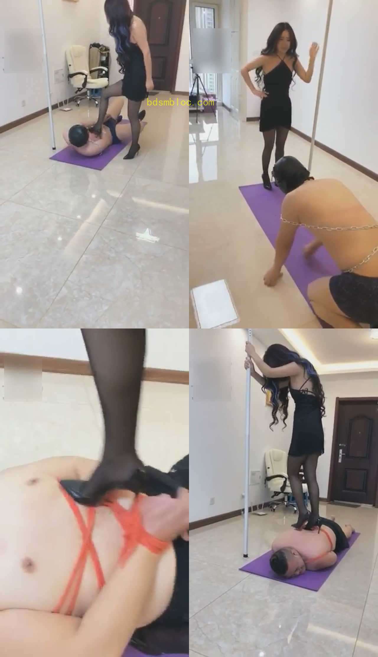 【冷柔】冷柔重度虐乳踩踏