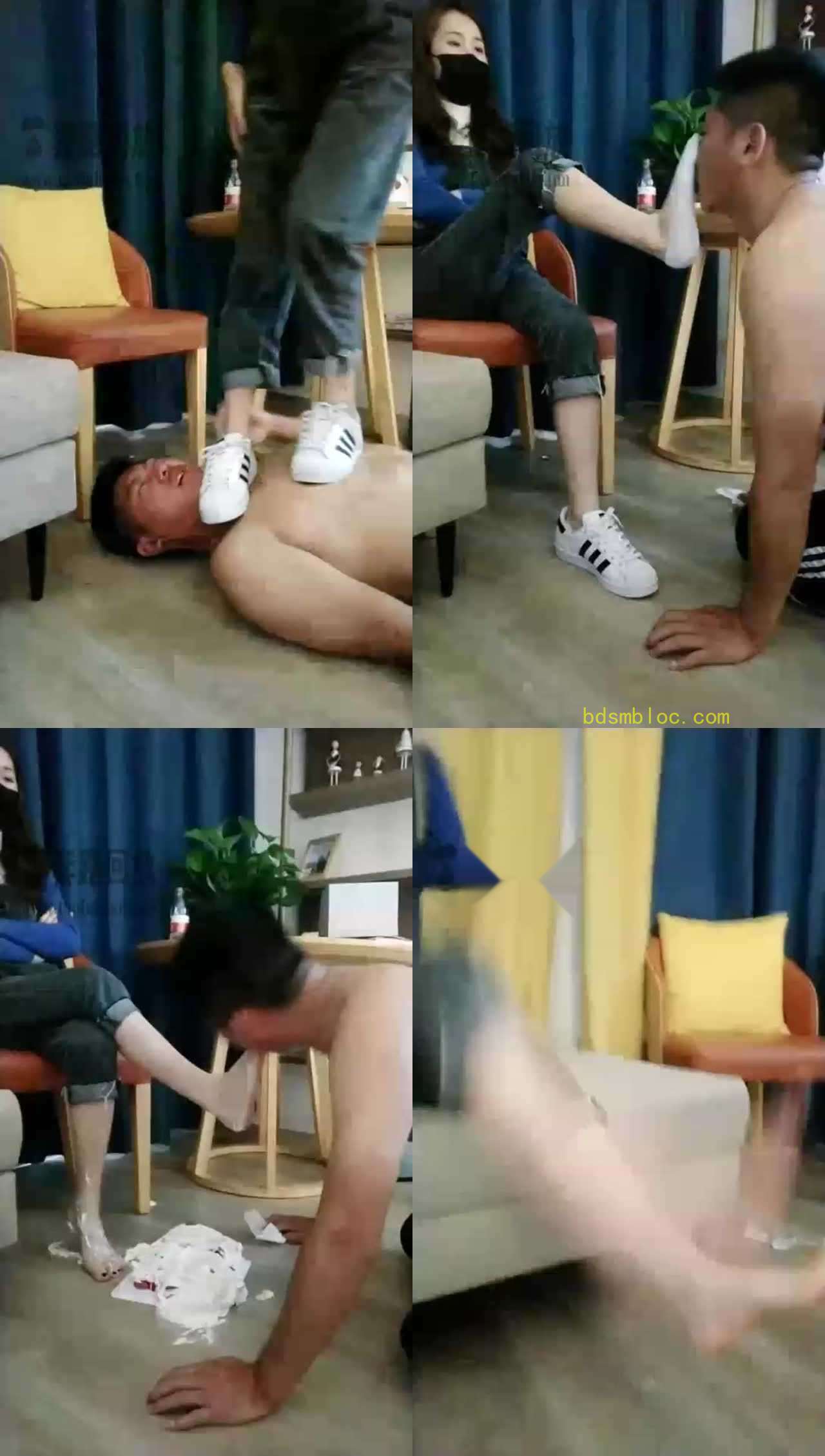 【晨希S】贱狗的爪子被踩出血
