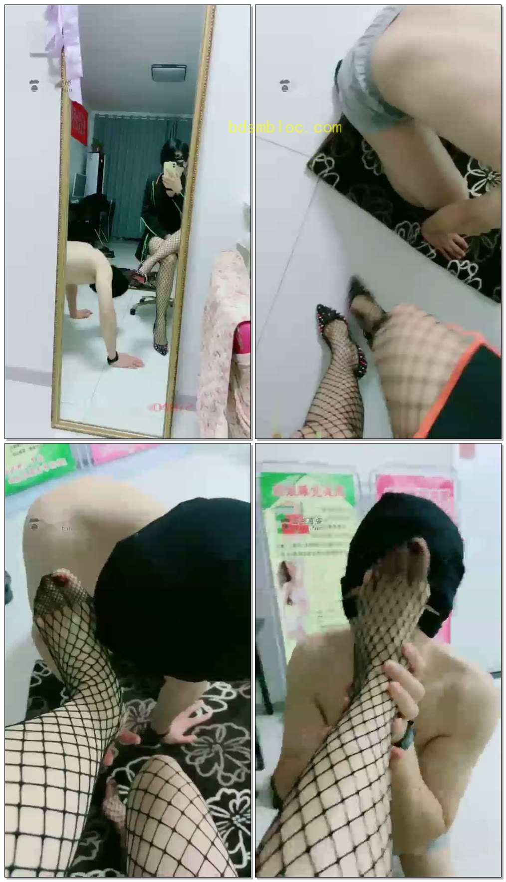 【短发S】下班玩狗放松，享受膜拜和侍奉
