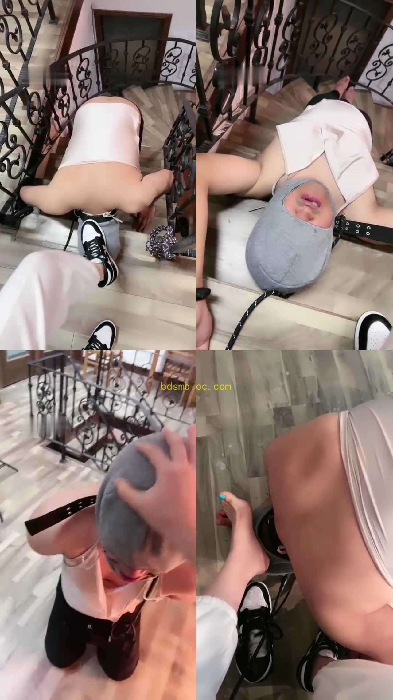 【月影儿】学生主AJ碾压脚下奴