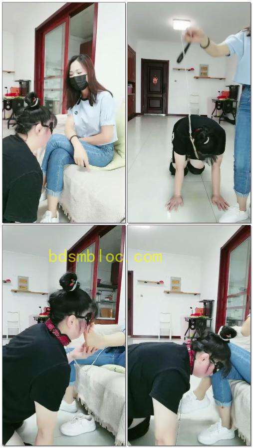 【凌儿女神】TJ检查作业喂食耳光奖励