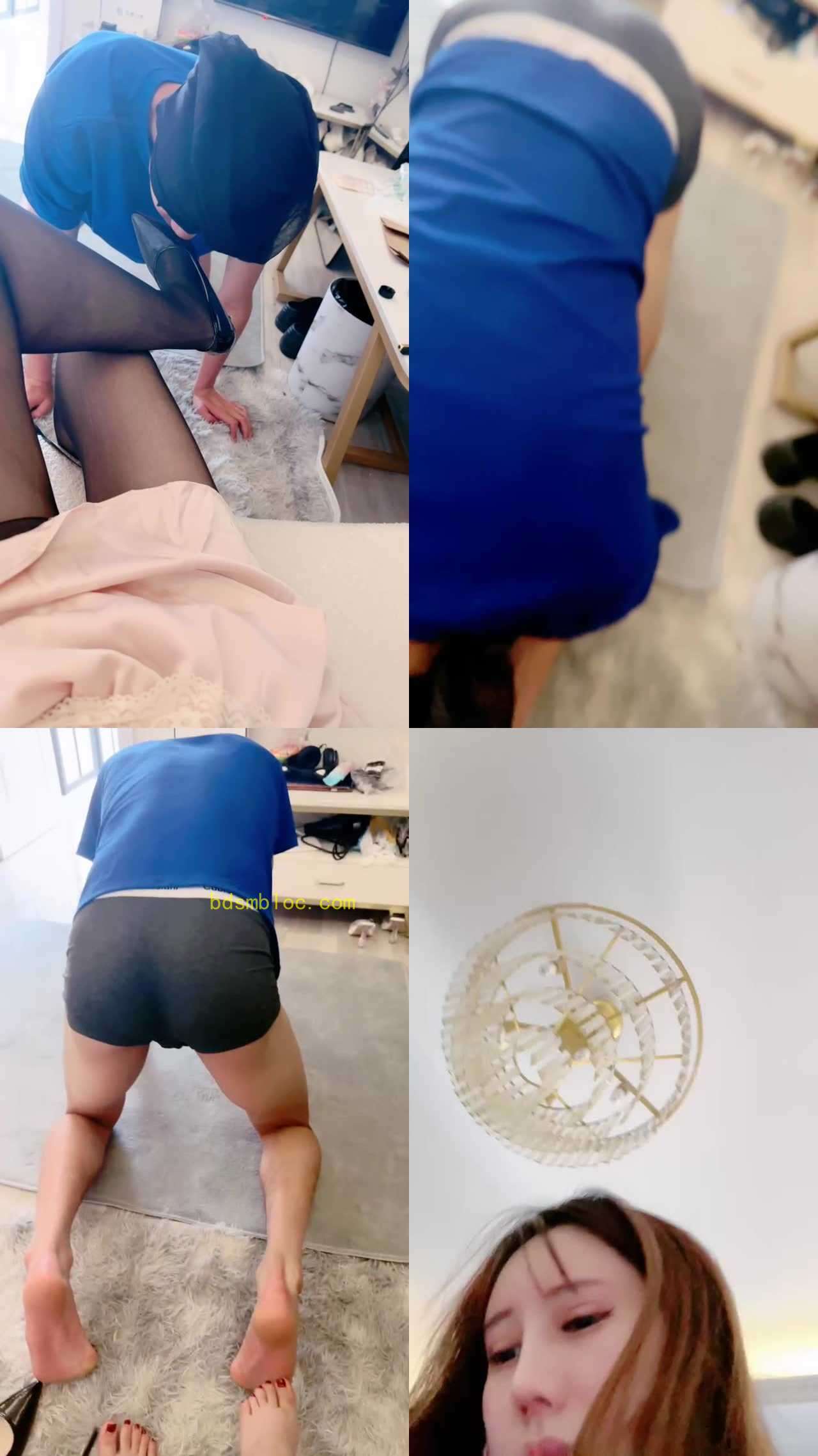 【芭比】网红模特S-黑丝高跟虐/骑马转胯/鞋插嘴/鞭打