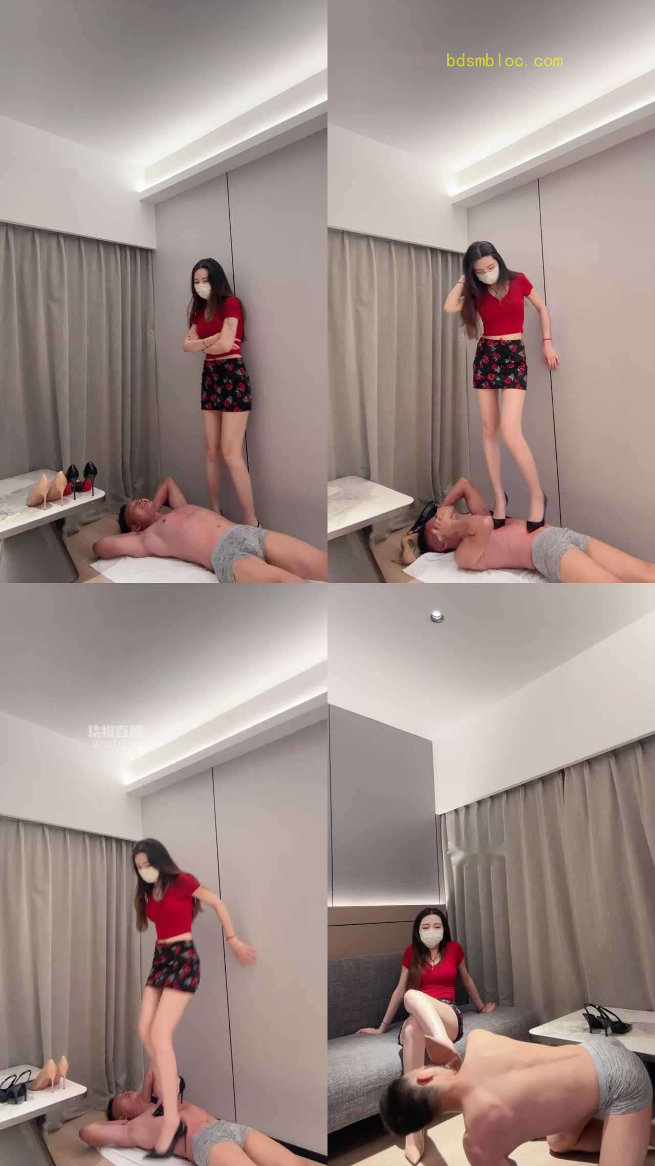【御妍S在深圳】TJ踢裆踩踏调教