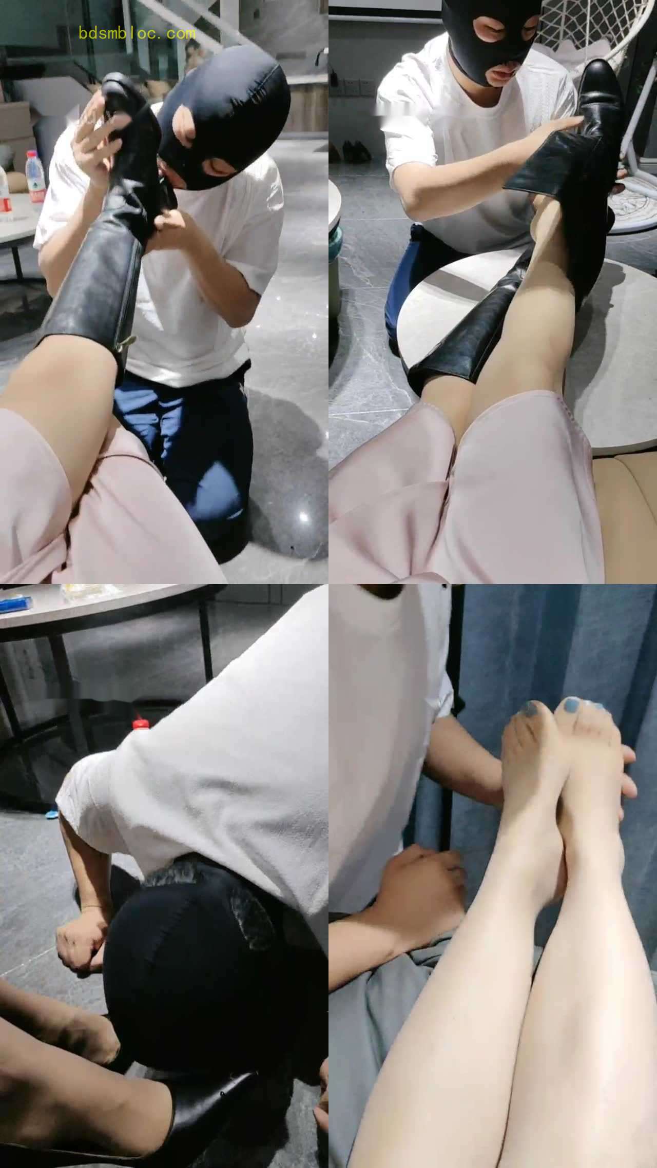 【辣姐】人体擦鞋器-舔长靴/高跟-脚踩喂食
