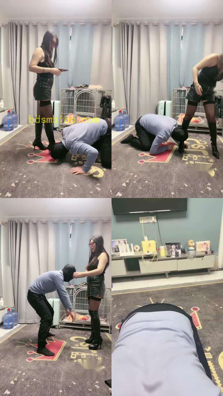 【伊兮夫妻】长靴黑丝重度强制提档