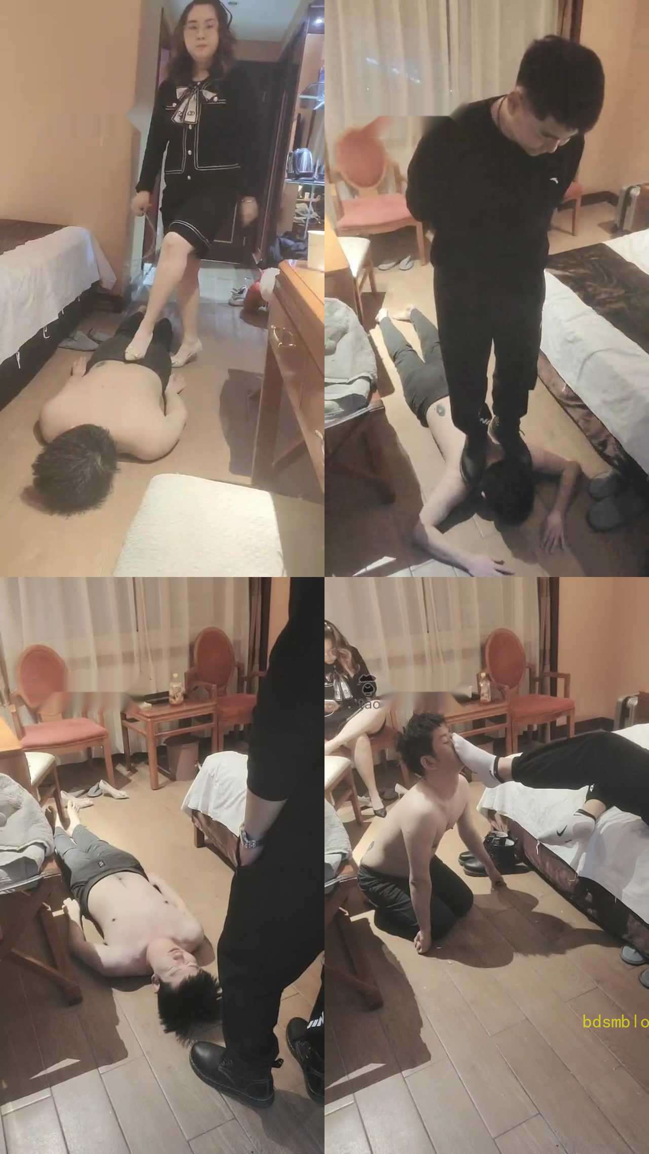 【安安女王大人】情侣主首次羞辱绿帽狗【续集】