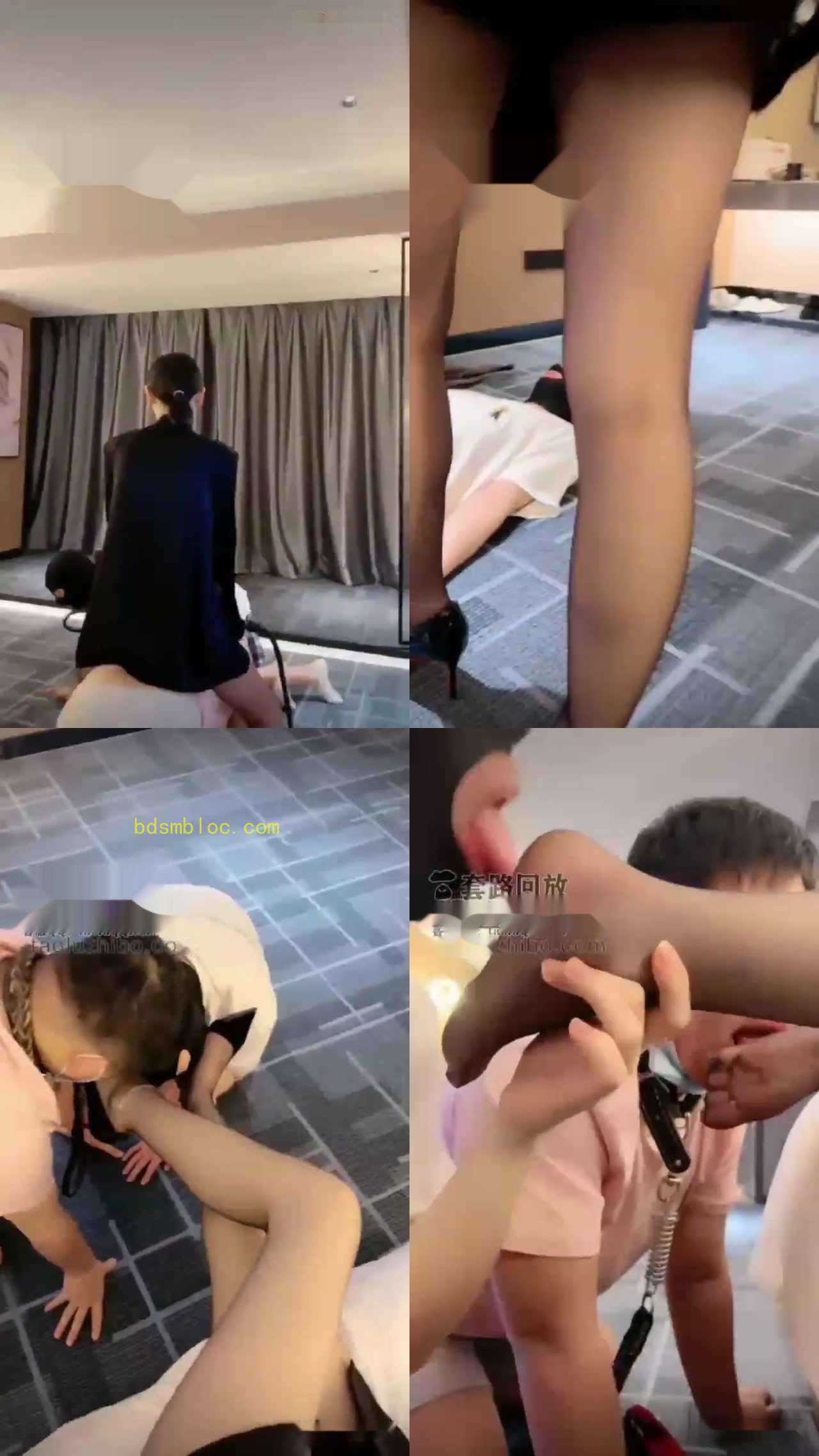【简一】调教双狗，踩踏踩头，耳光踩脸