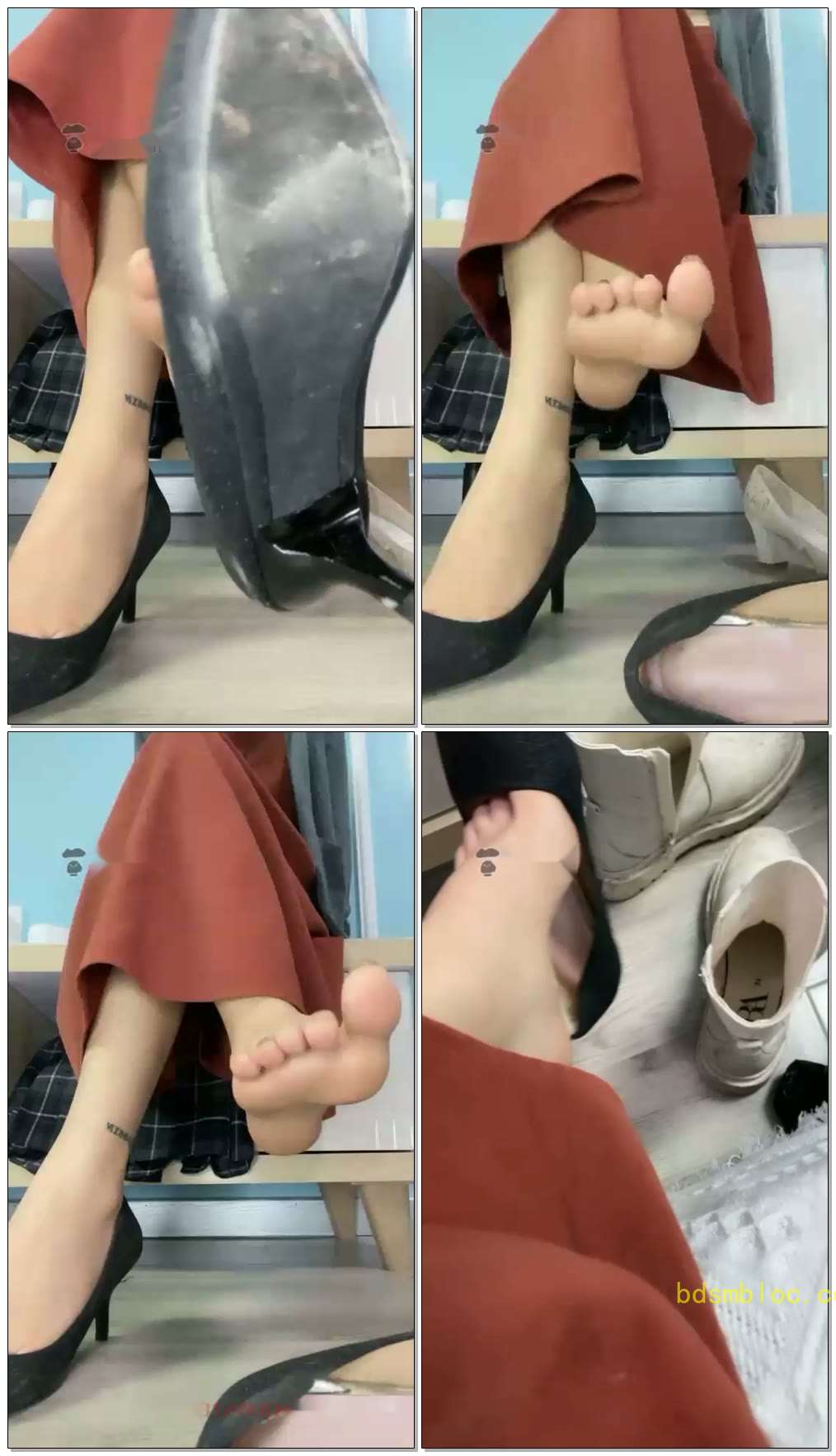 【绘子】裸足挑鞋贴脸