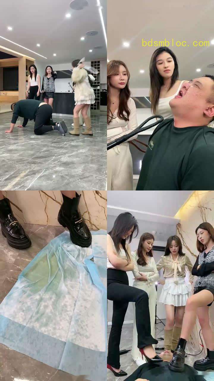 【麋鹿银儿】四女s群直接圣水鞭打浓痰