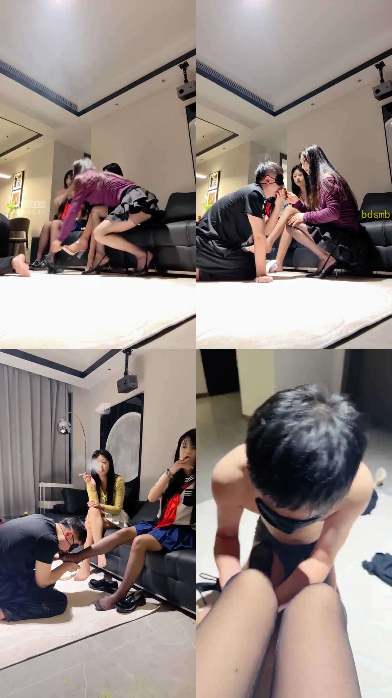 【美汐】带双素人首次调教老狗