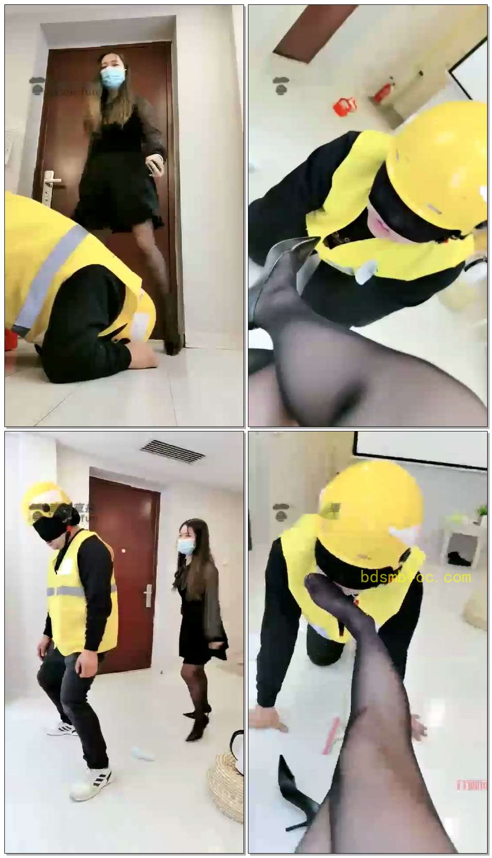 【糖糖S】（开发）找茬素人外卖小哥跪下才不投诉