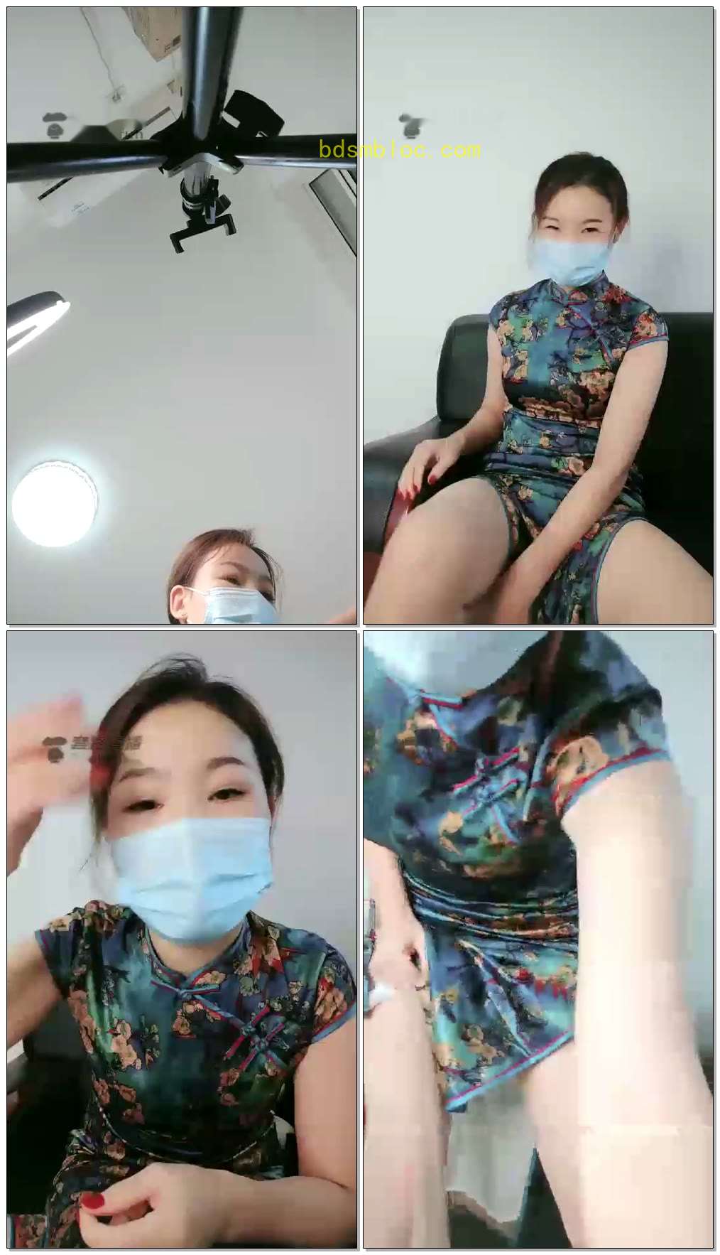 【暖狐S】第一视角旗袍诱惑口水榨干丝足裸足钻胯