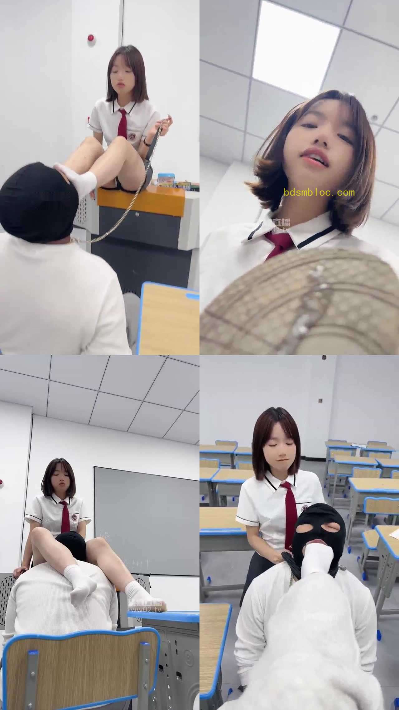 【松紫大大】剧情 双主JK学生教室继续调教老师