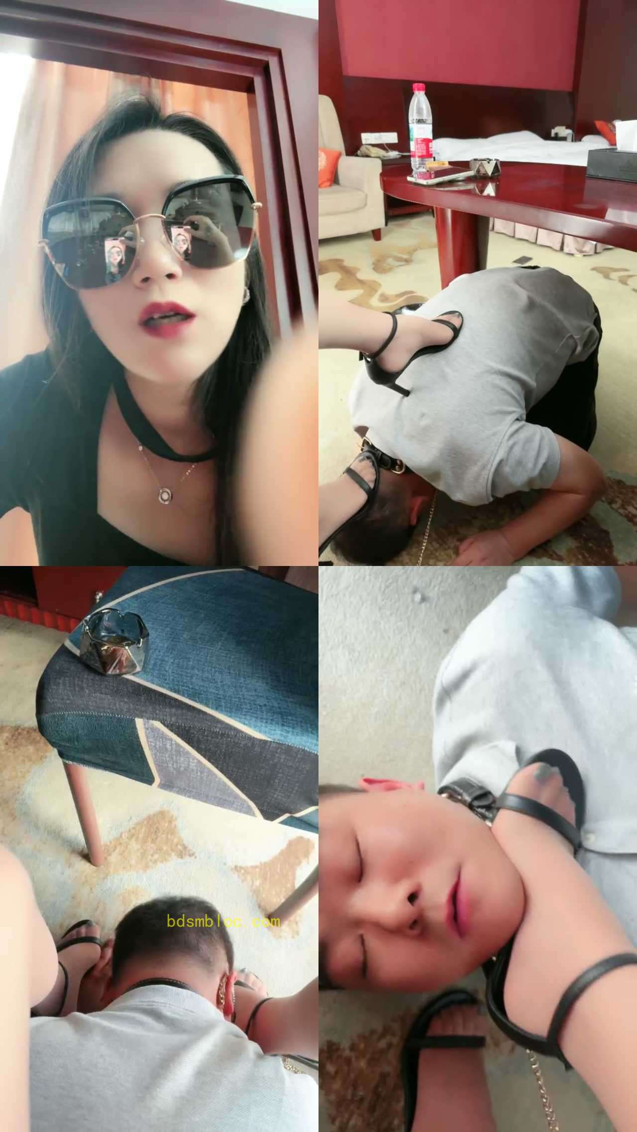 【遛狗女巫】口水脏鞋底绿帽