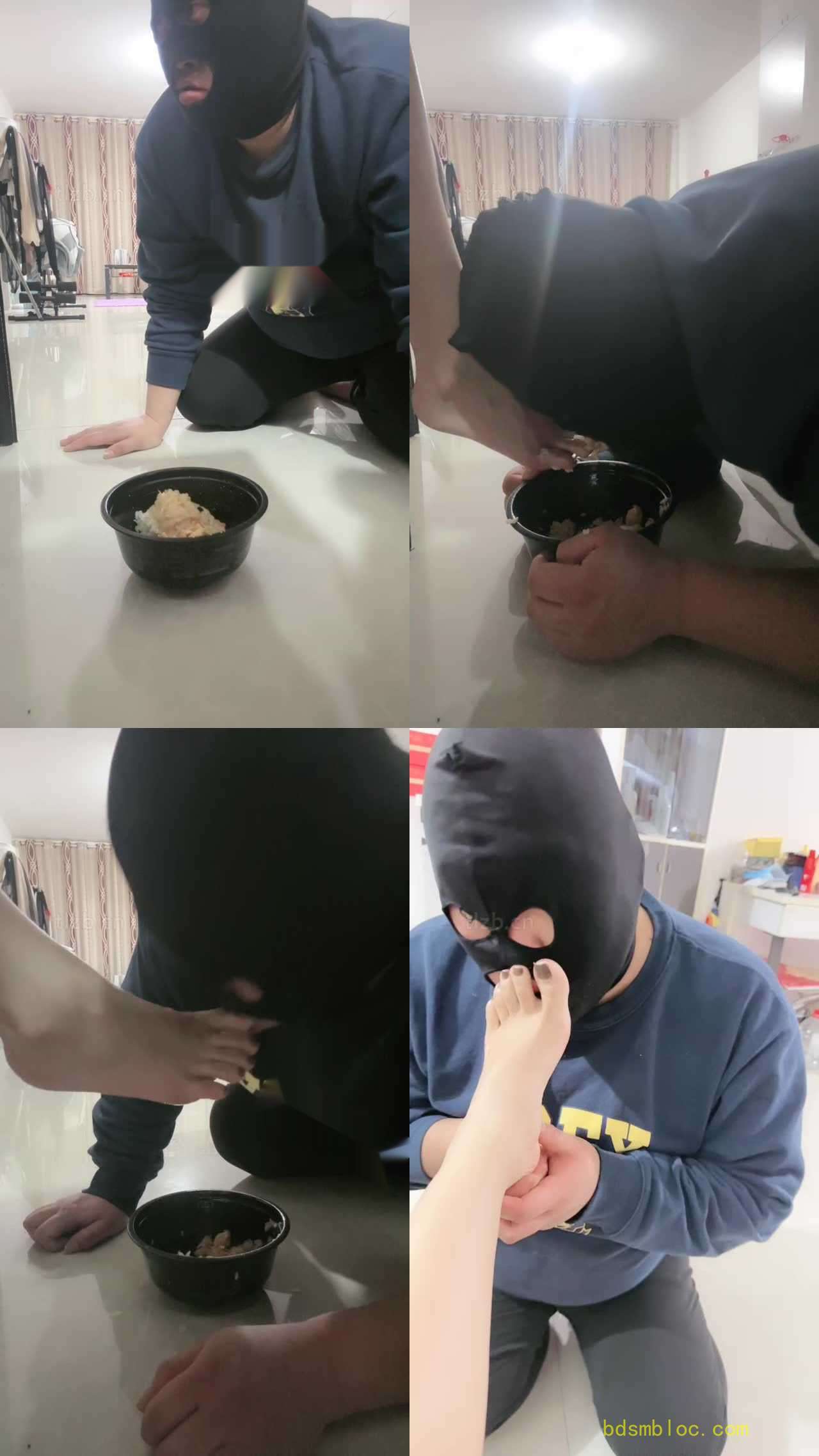【汐妍大人】踩踏喂食圈养奴