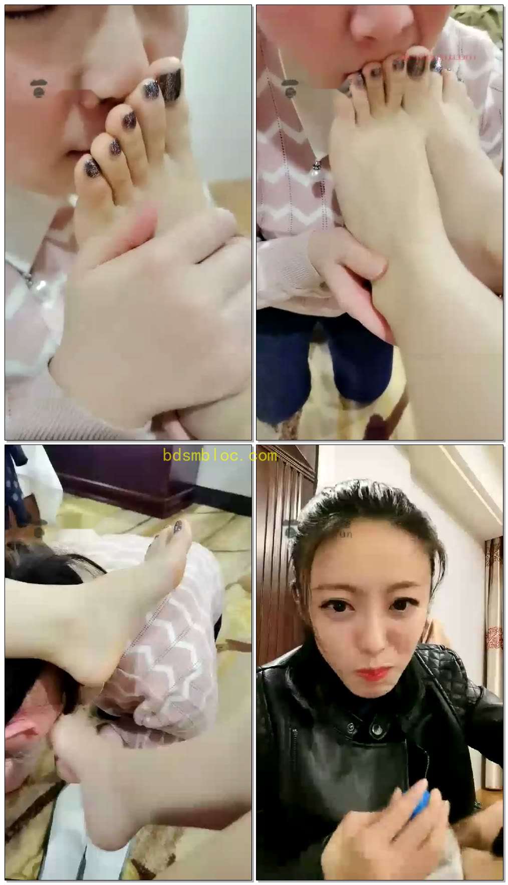 【靈教官】女奴舌头清洁超级原味脚