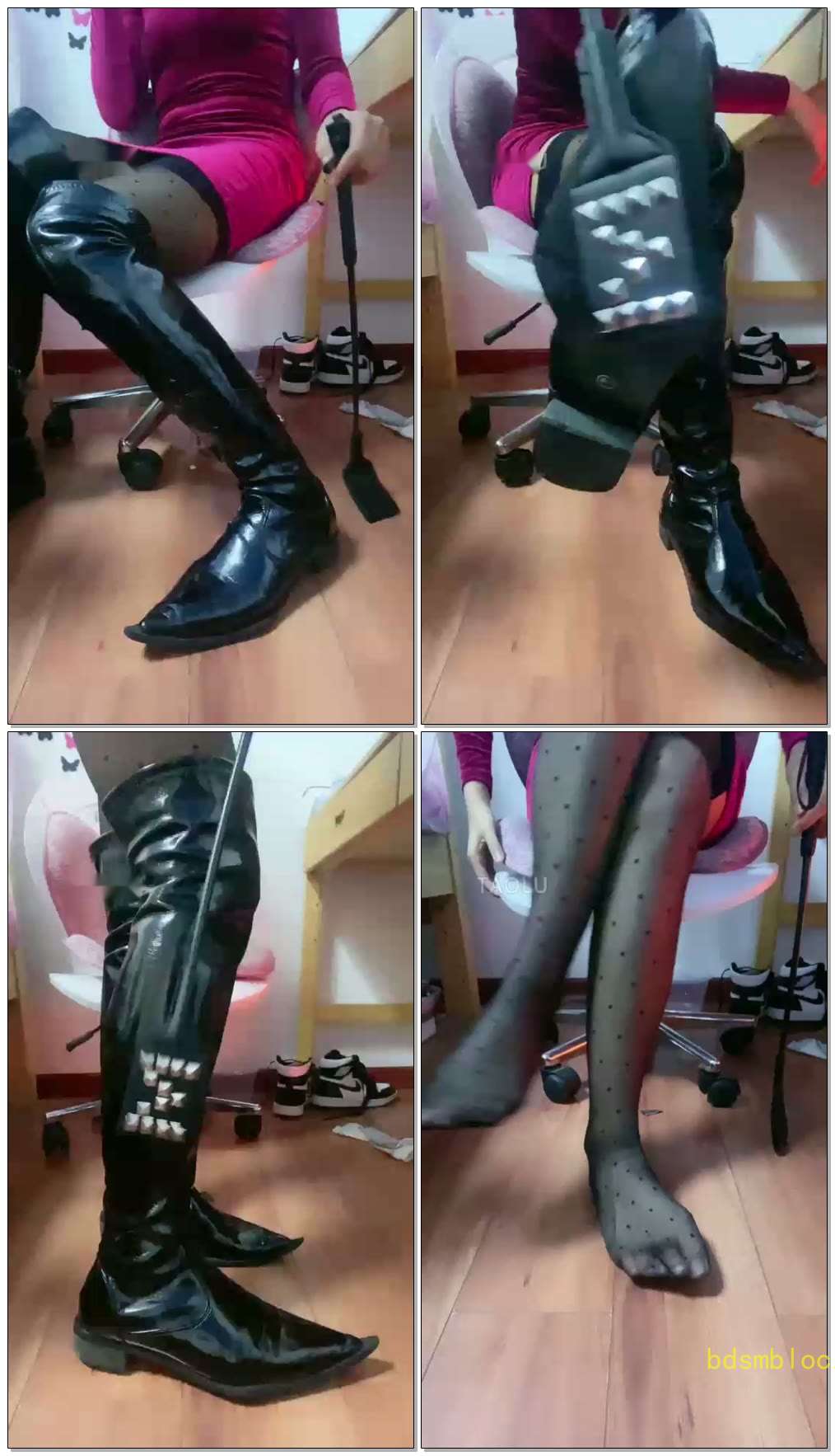 【小劳拉s】第一视角过膝长靴丝袜深夜红绿灯