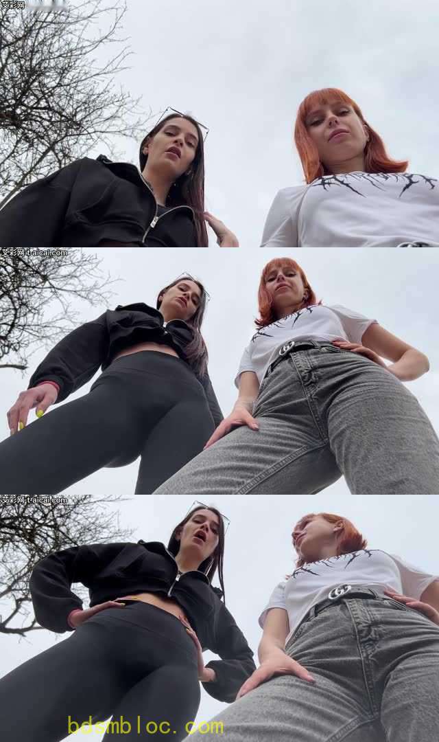 【欧美女王】PP-跪下喝Kira和Sofi吐在你嘴里的浓痰！被她们踹脸舔脏鞋底POV