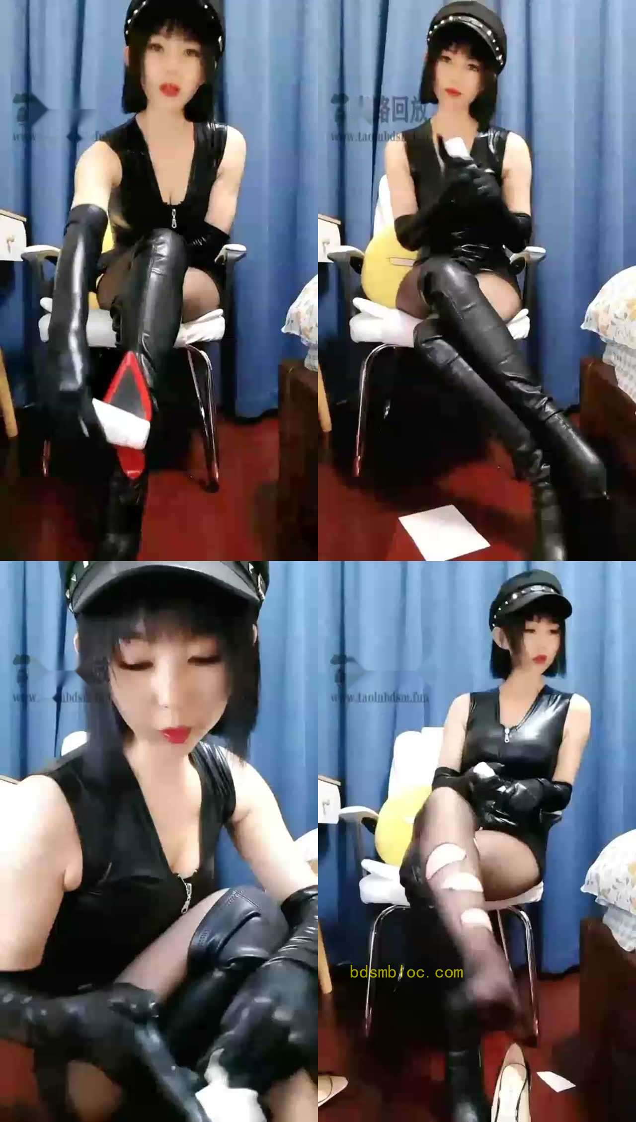 【黛颜y】第一视角黑丝皮靴红绿灯