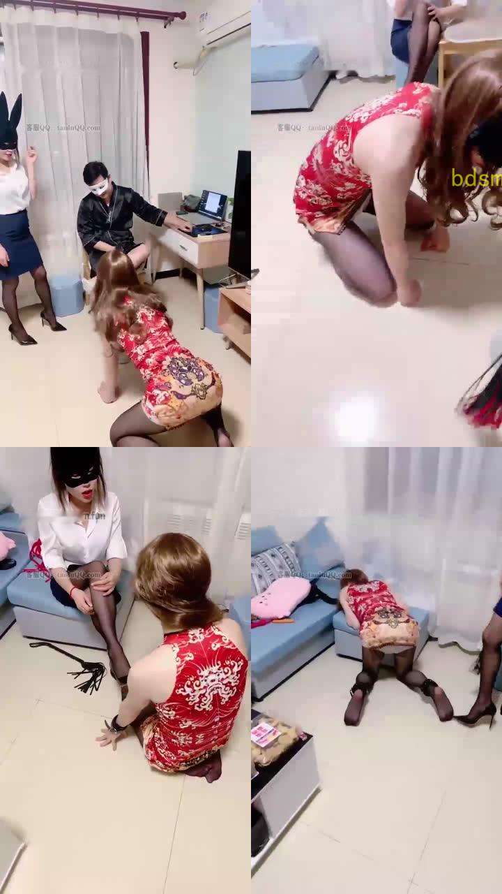 【Jack杰】和老婆一起玩女奴