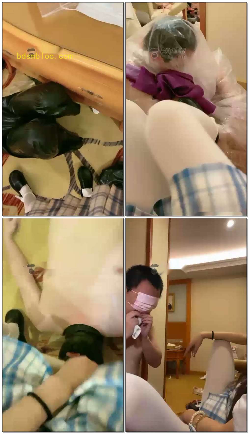 【九玥S】白丝羞辱窒息闻味痛苦折磨