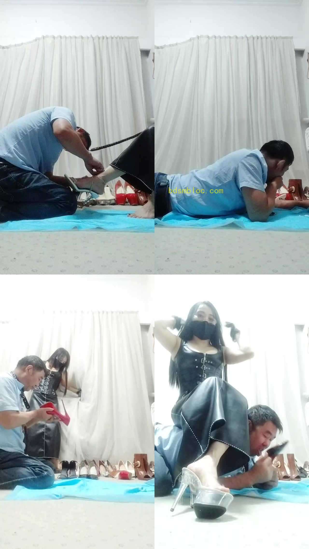 【冰炫】赏赐重度鞭打/人体擦鞋器【双视角】