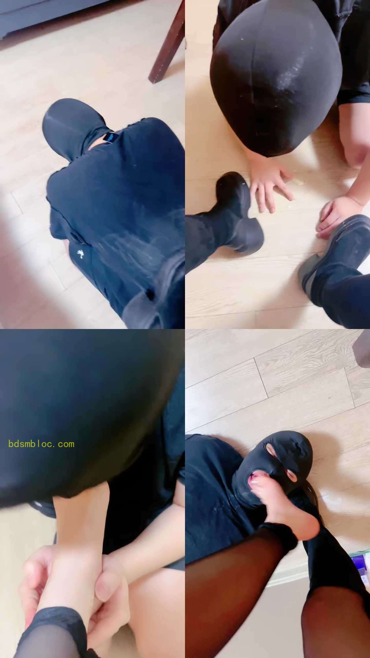 【奶罐】皮带鞭打/长靴踩虐/清理脏鞋底/脚喂牛奶/脚插嘴