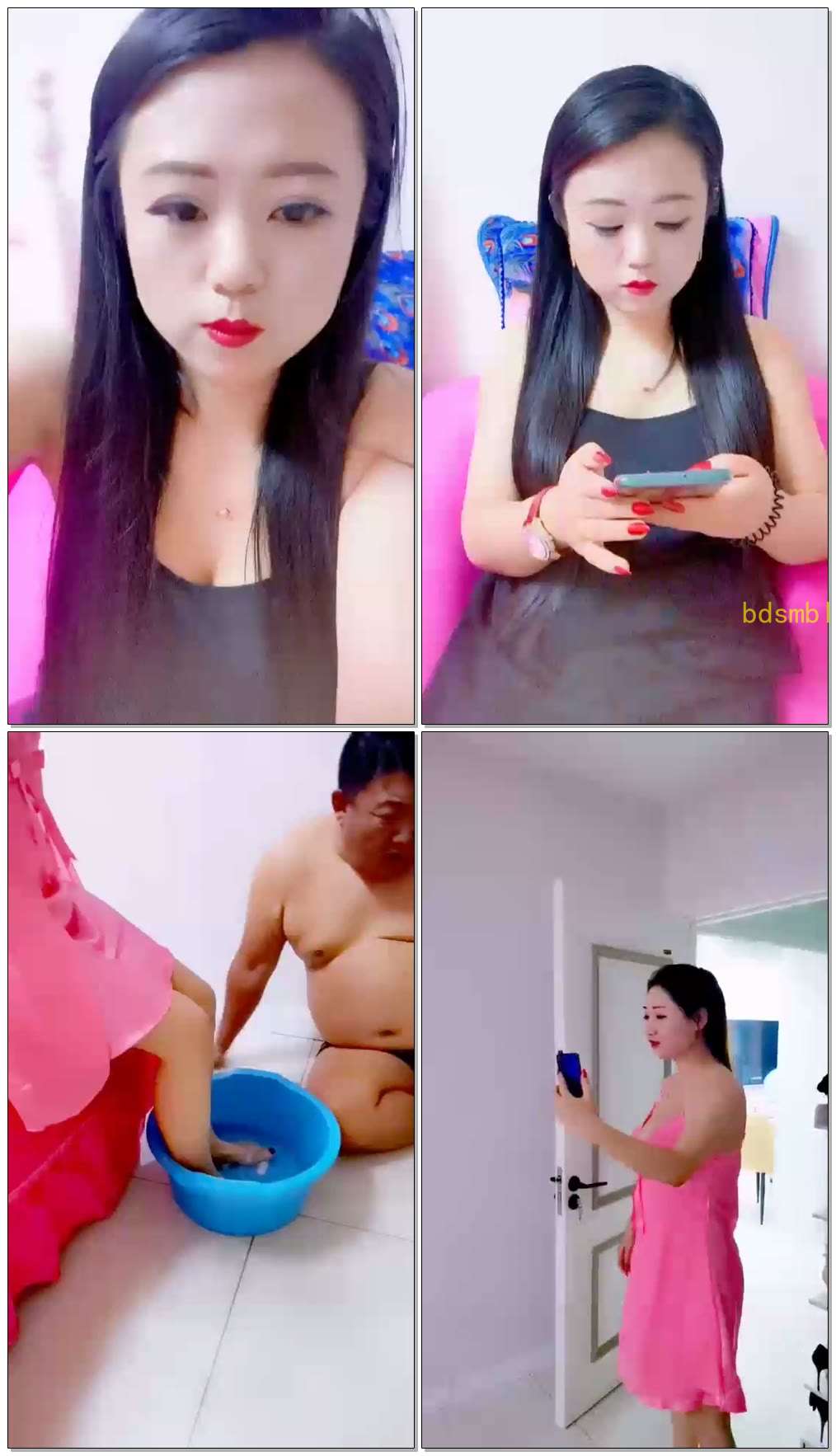 【乐乐&amp;阳阳】小主被雨淋后虐奴,洗脚水浇头上